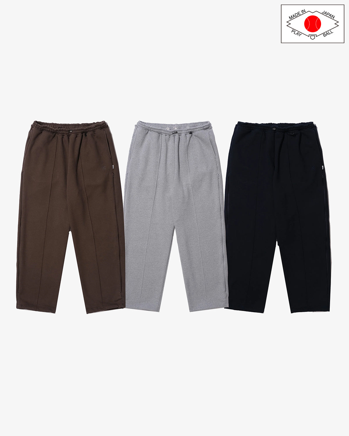 YOKOZUNA SWEAT PINTUCK PANTS