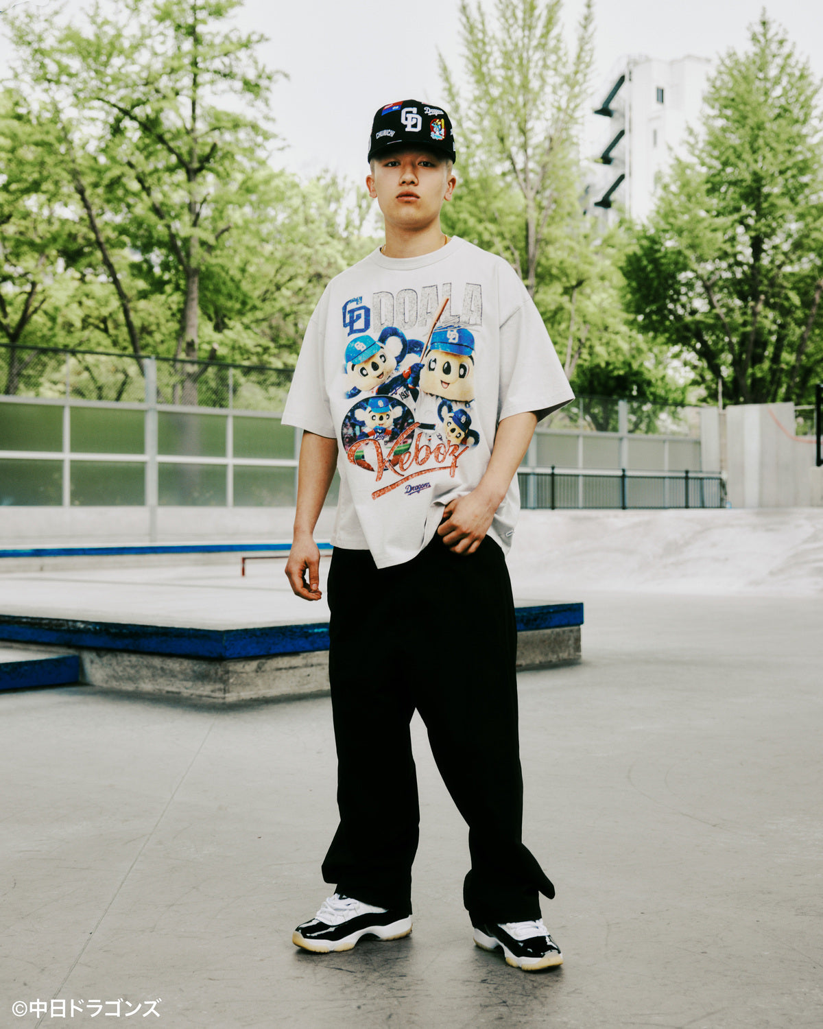 DRAGONS × KEBOZ DOALA WASHED S/S TEE