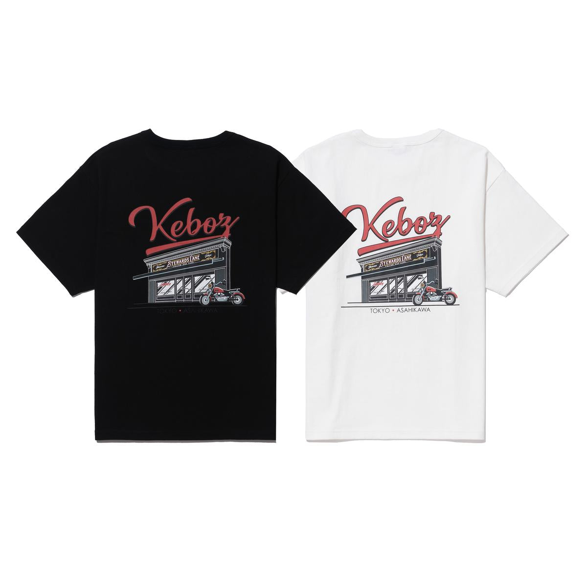 CALEE × KEBOZ STORE LOGO S/S TEE