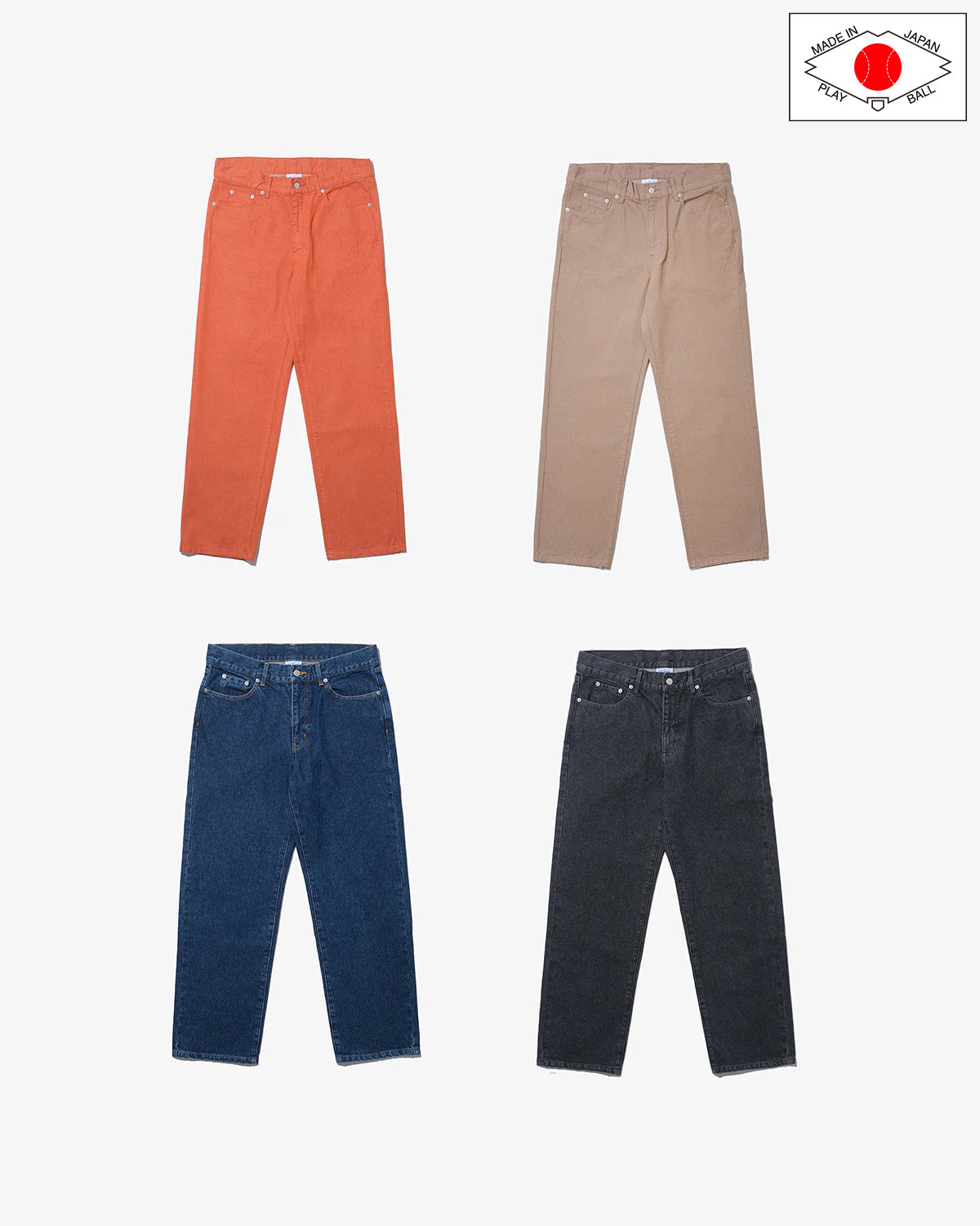 REGULAR FIT DENIM PANTS