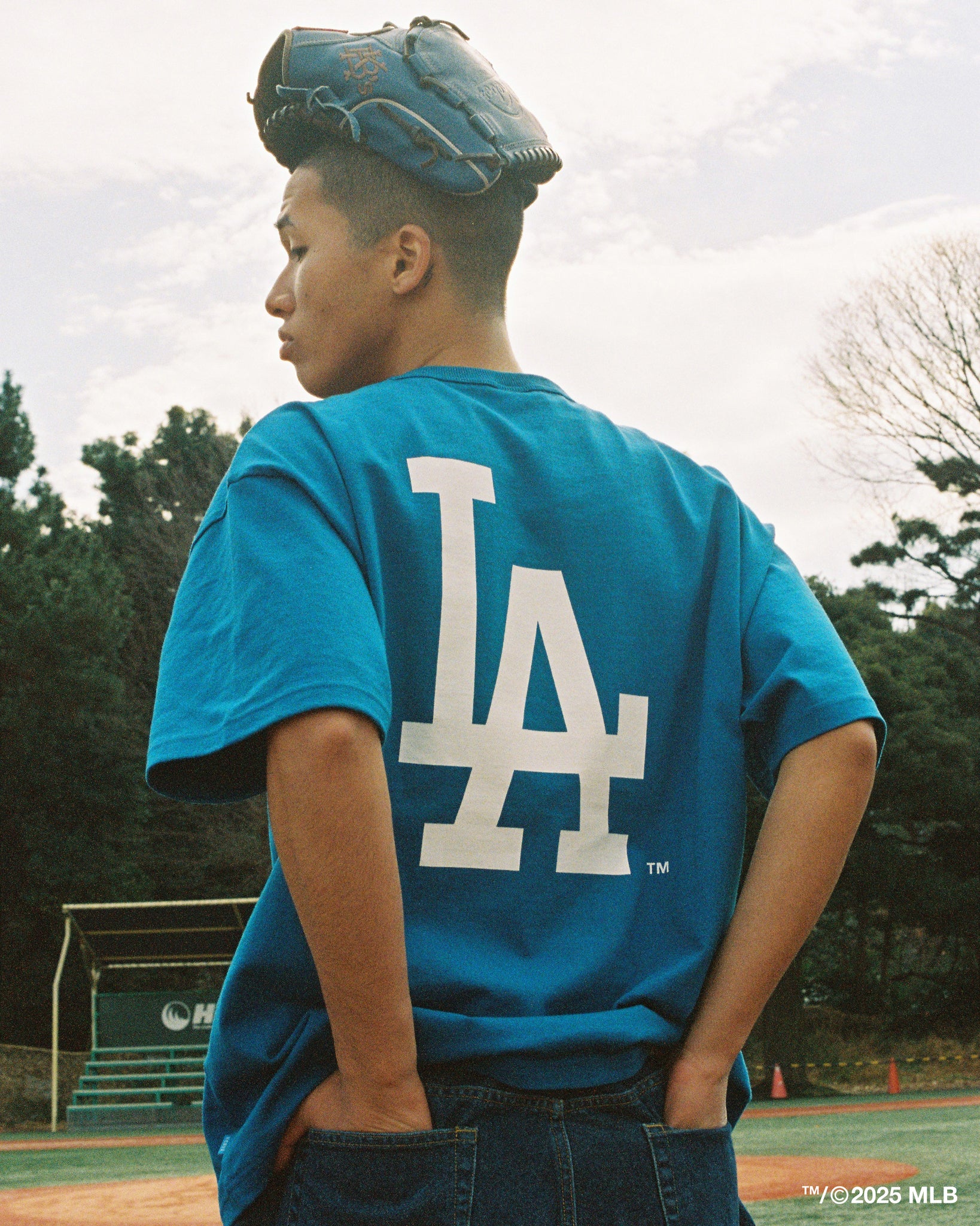 KEBOZ × MLB TOKYO SERIES LOS ANGELES DODGERS LOGO S/S TEE