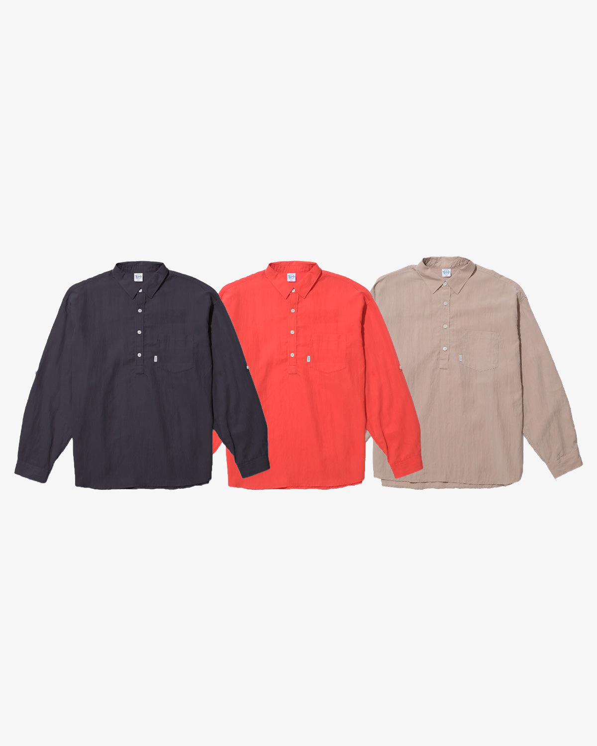 POPLIN PULLOVER SHIRT