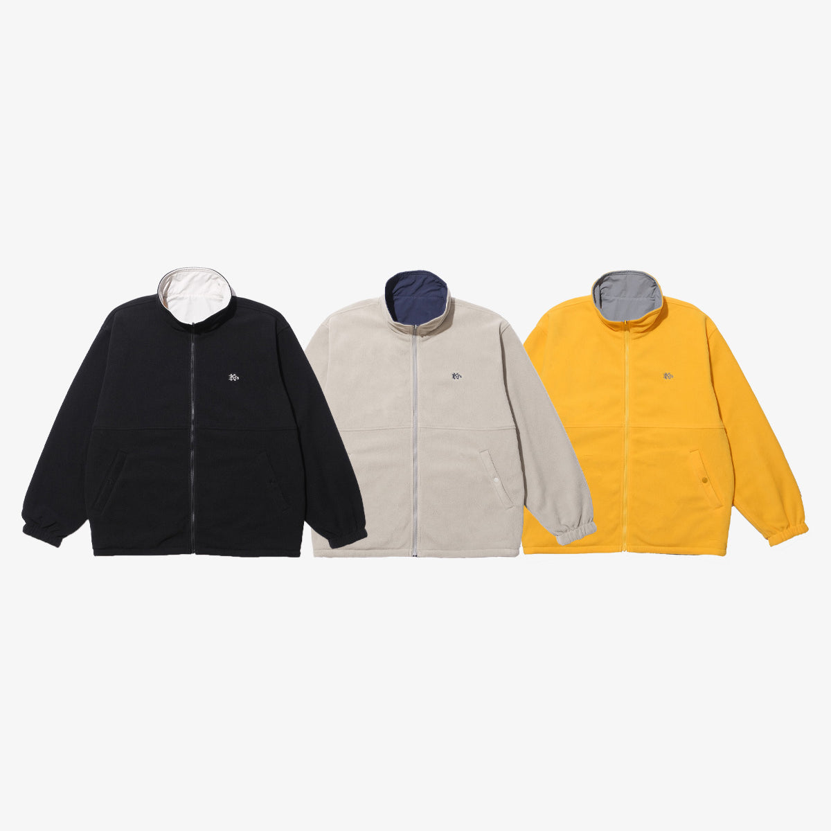 NYLON FLEECE REVERSIBLE JACKET 