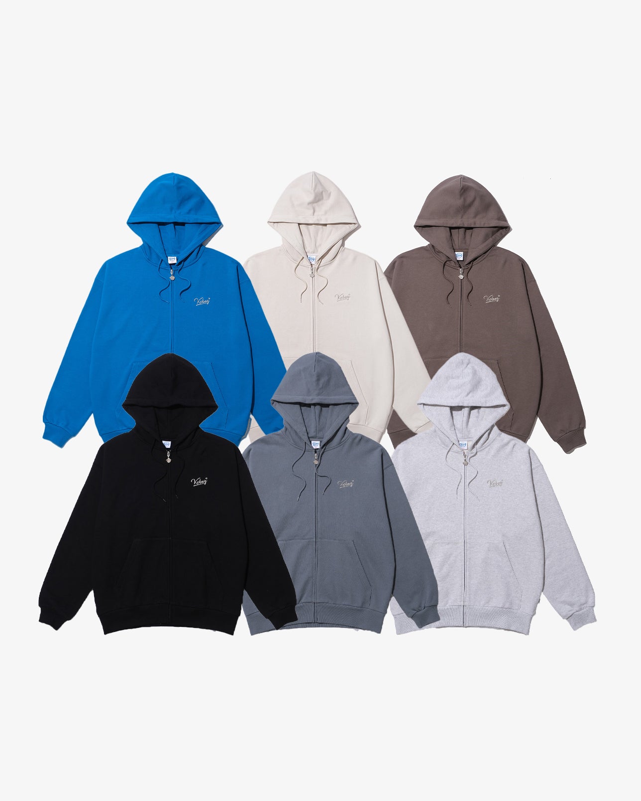 BB LOGO SWEAT FULL ZIP HOODIE