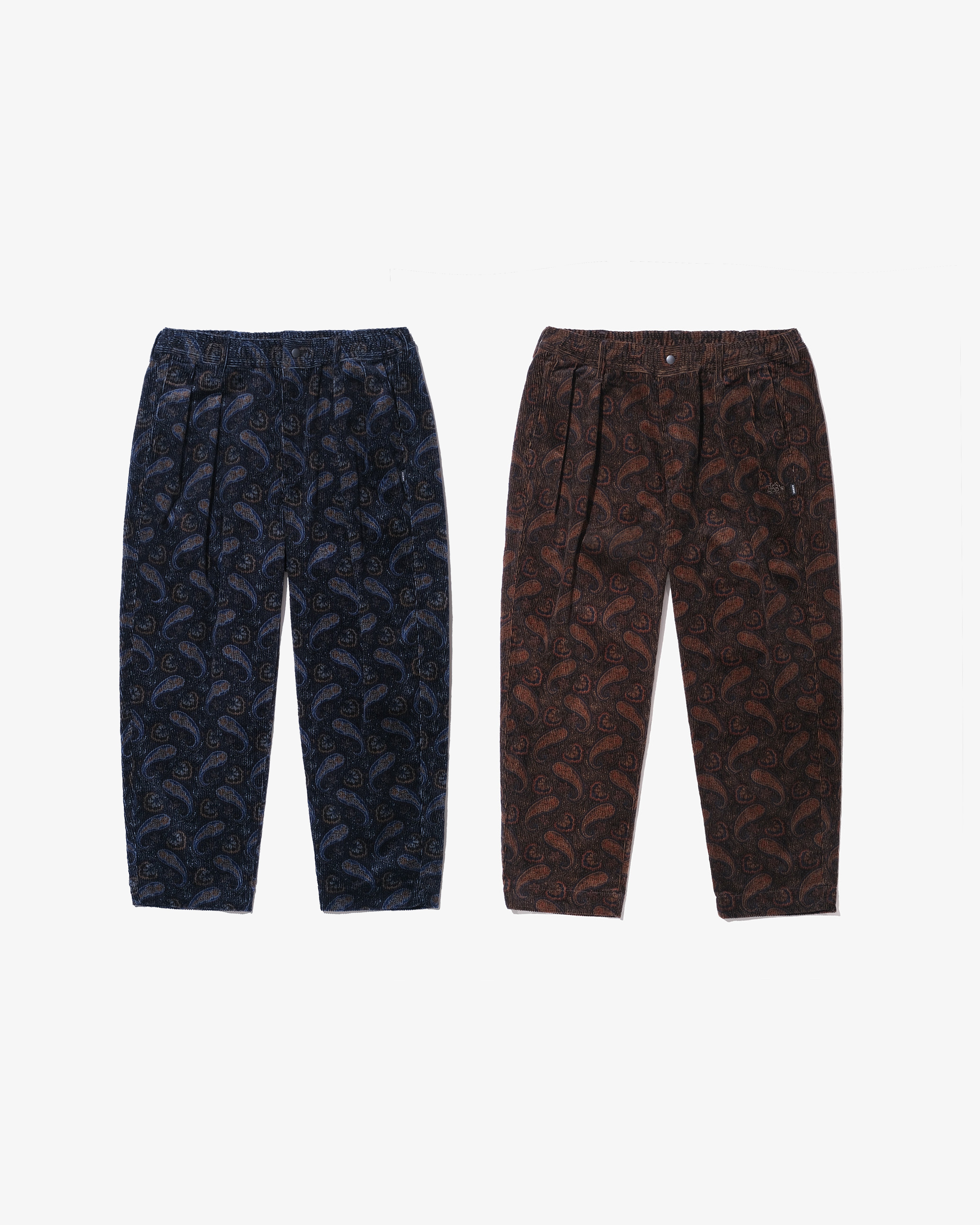 PAISLEY CORDUROY PANTS