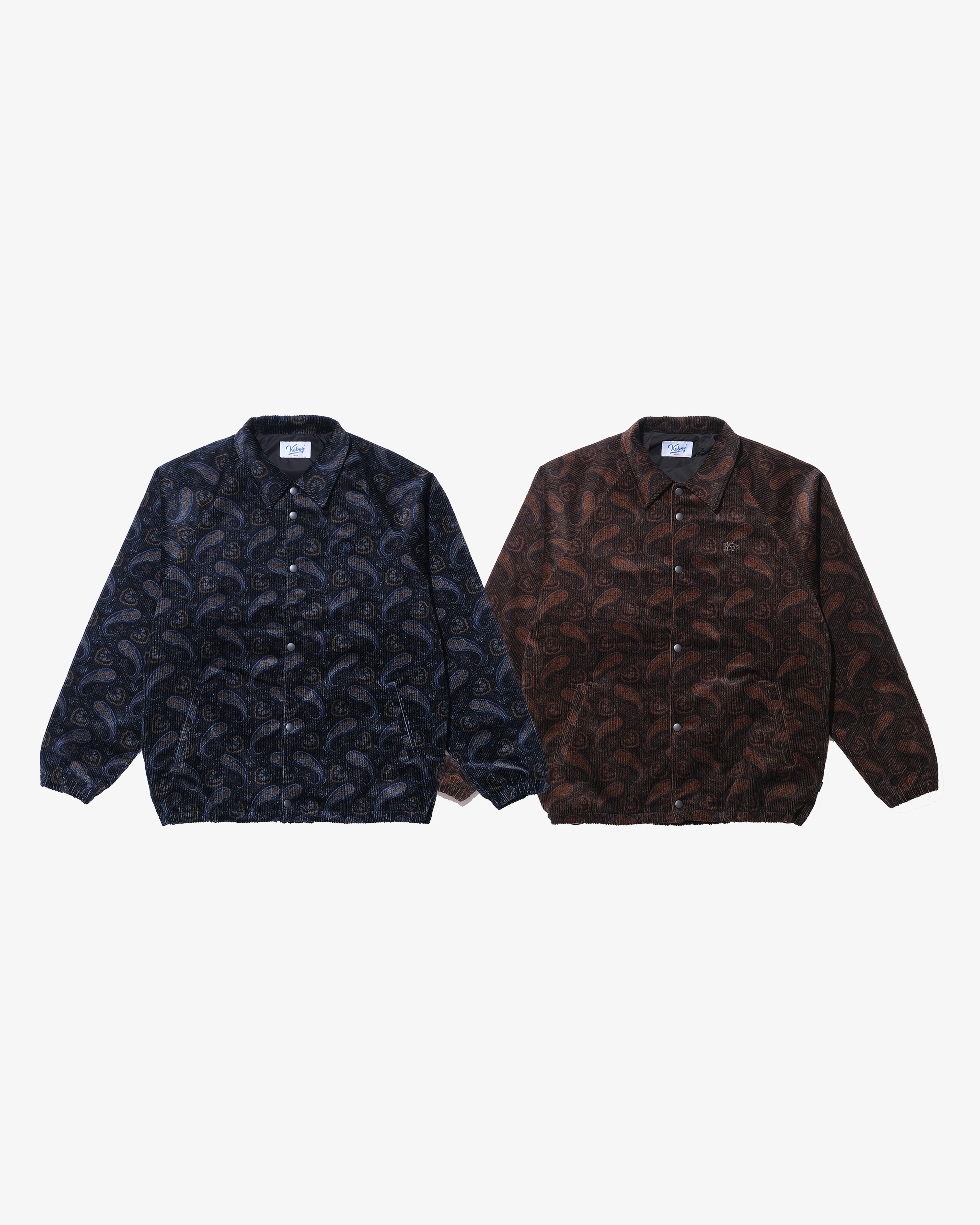 PAISLEY CORDUROY COACH JACKET