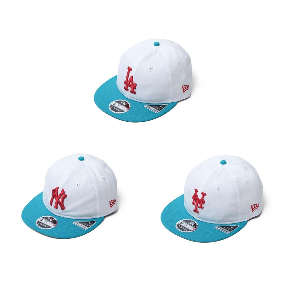 KEBOZ EXCLUSIVE RC9FIFTY STRAPBACK [WHITE×AQUA BLUE]