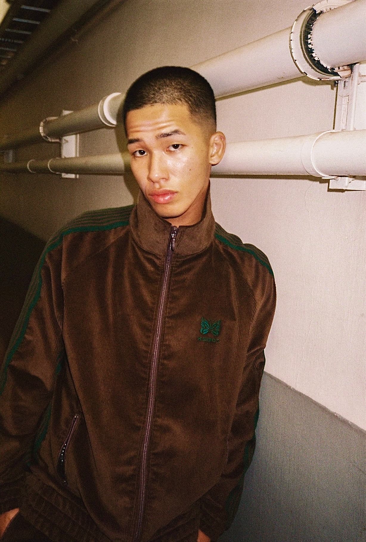 NEEDLES × KEBOZ CORDUROY TRACK JACKET