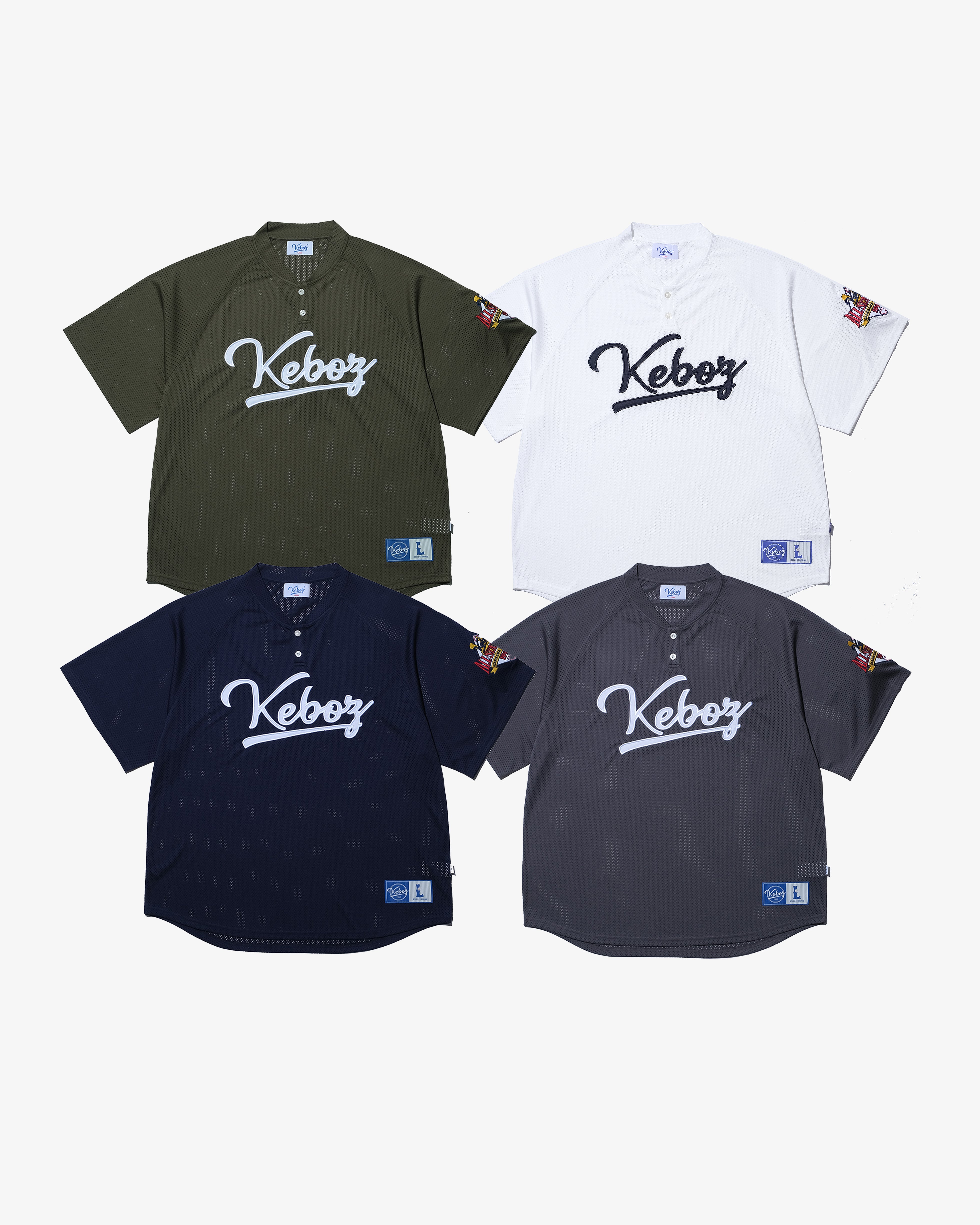 ICON MESH BASEBALL HENLEY