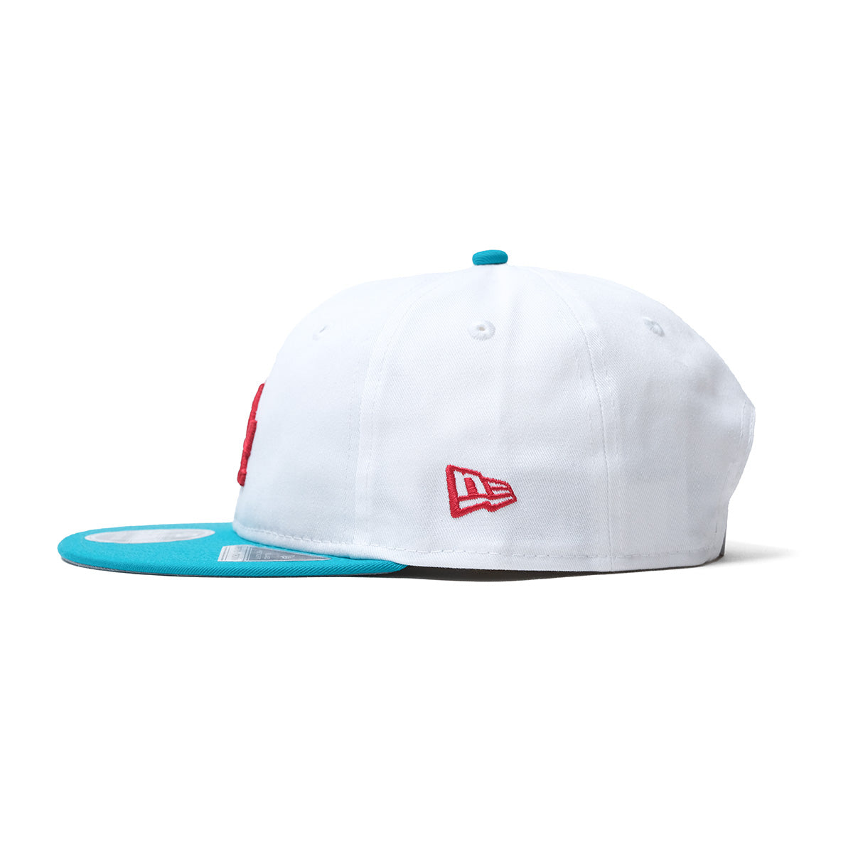 KEBOZ EXCLUSIVE RC9FIFTY STRAPBACK [WHITE×AQUA BLUE]