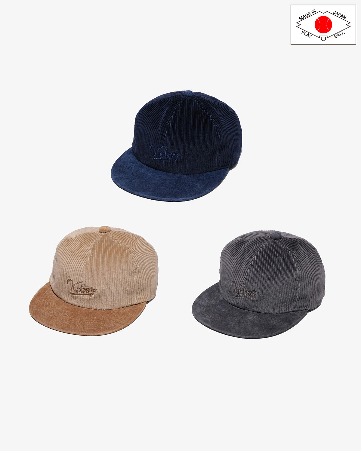 CORDUROY / PIGSKIN VISOR CAP