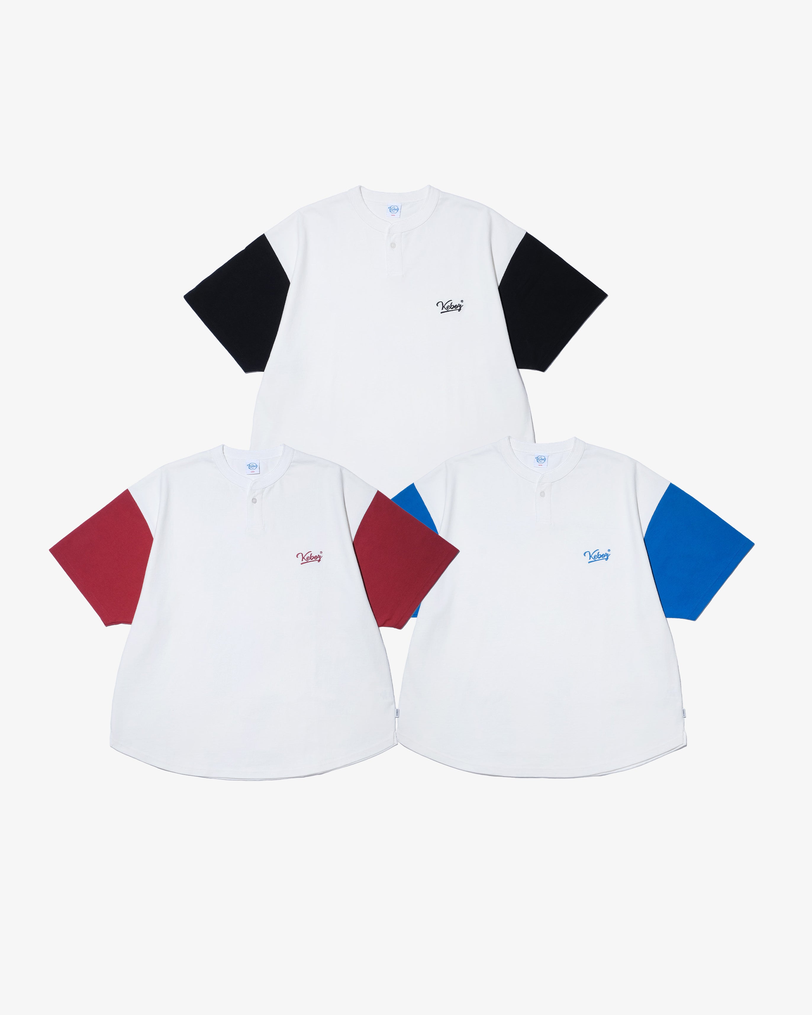 ROUND HENLEY NECK S/S TEE