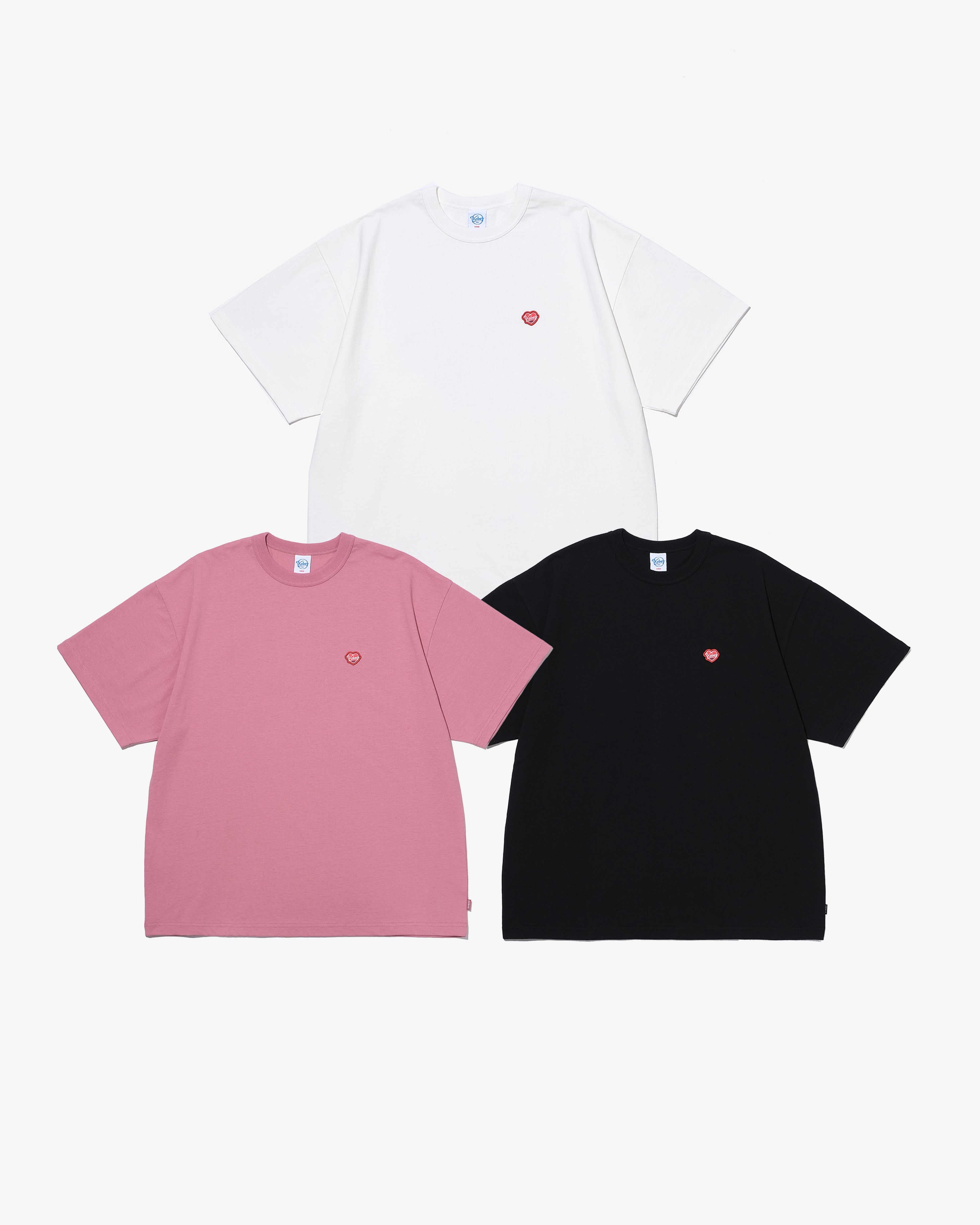 SPACE LOV3 × KEBOZ HEART WAPPEN S/S TEE