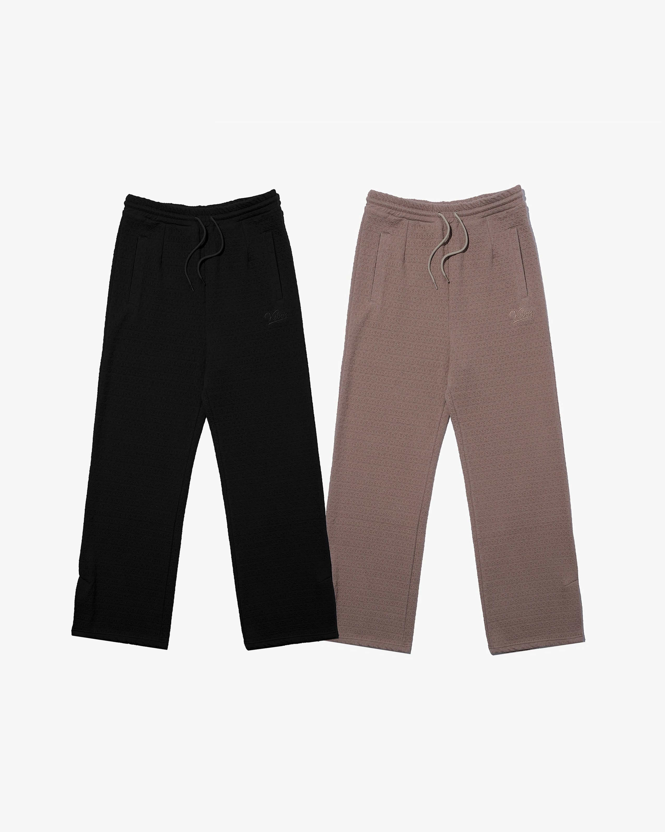 BALL JACQUARD FLARE PANTS