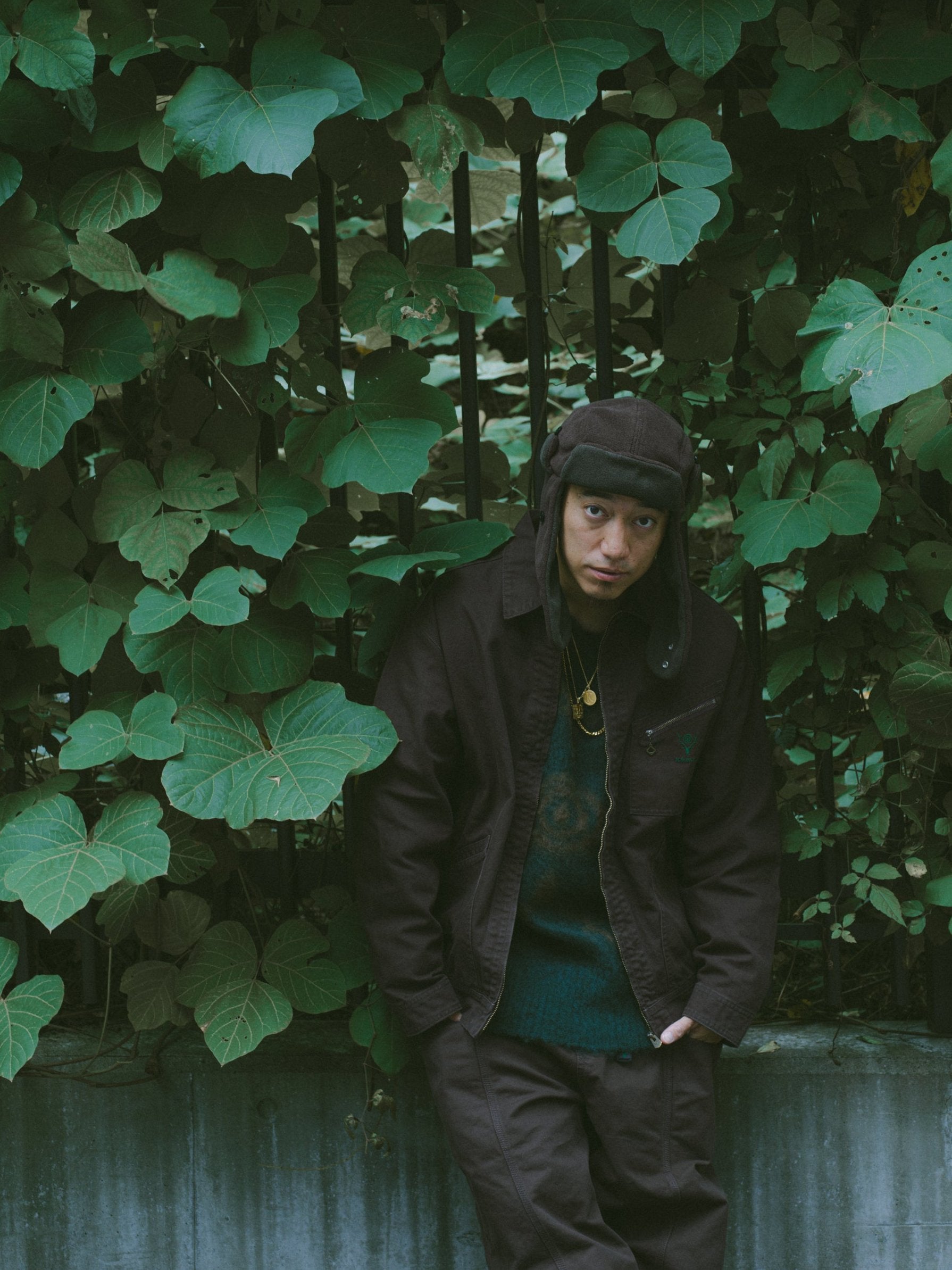 SOUTH2 WEST8 × KEBOZ LOOSE FIT SWEATER