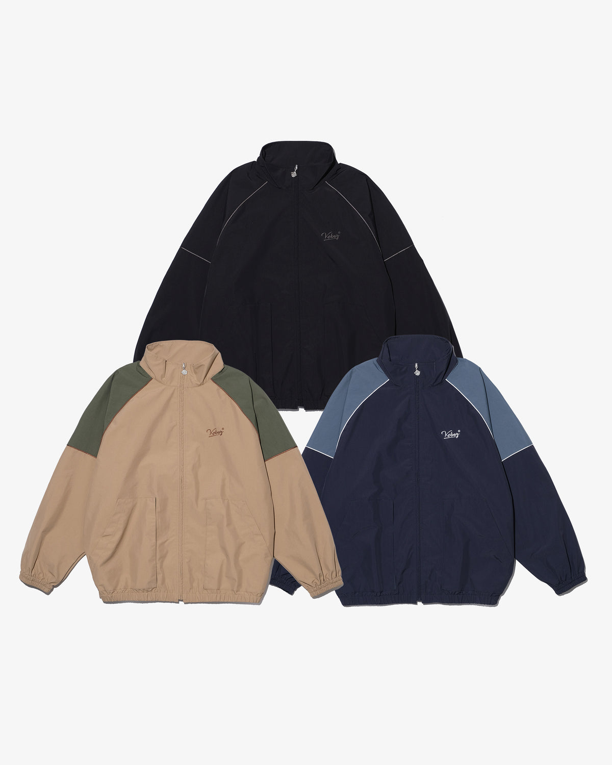 BB 3-LAYER NYLON TRACK JACKET