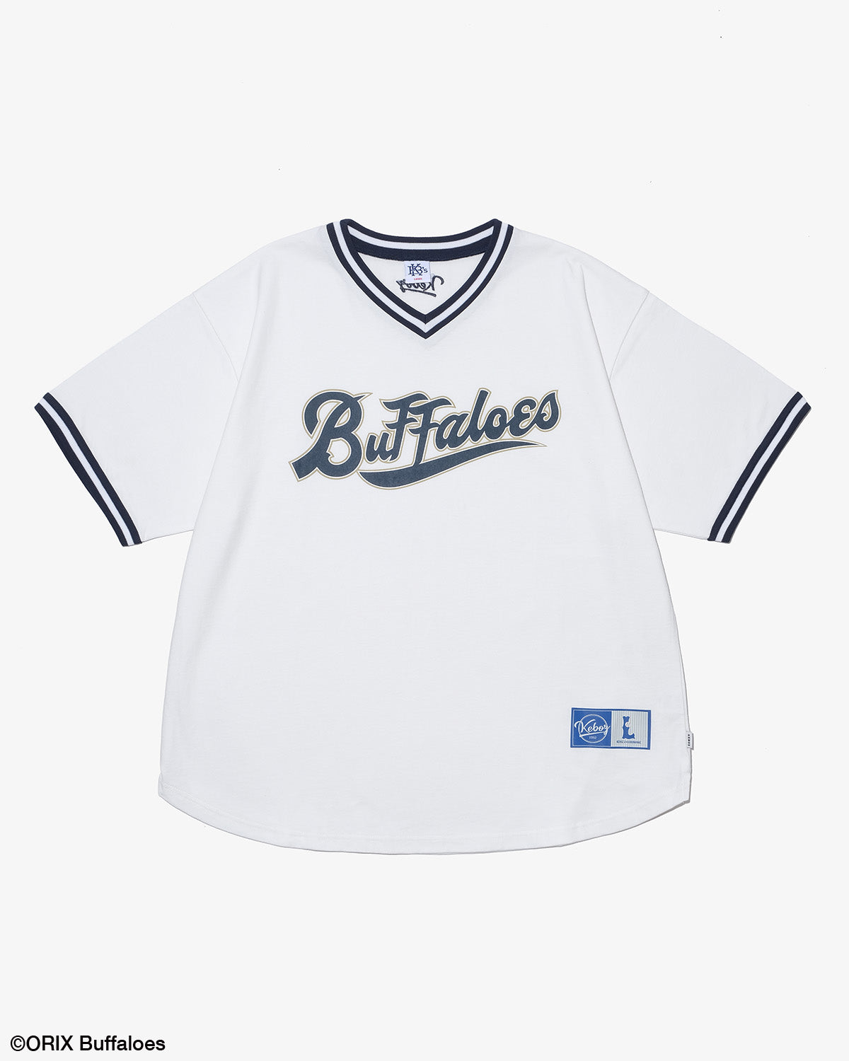 BUFFALOES × KEBOZ V NECK S/S TEE