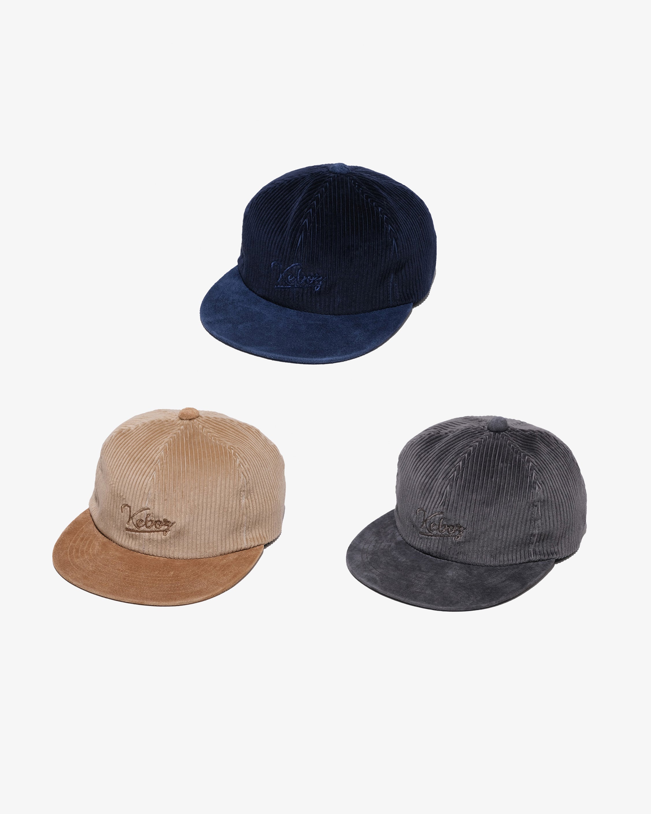 CORDUROY / PIGSKIN VISOR CAP
