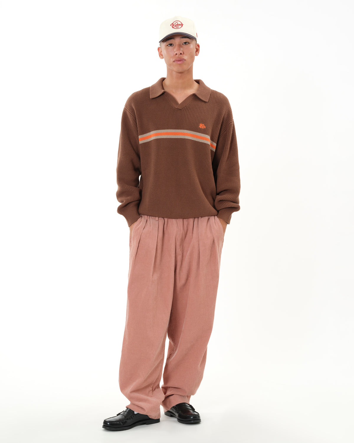 COTTON KNIT SKIPPER SHIRT