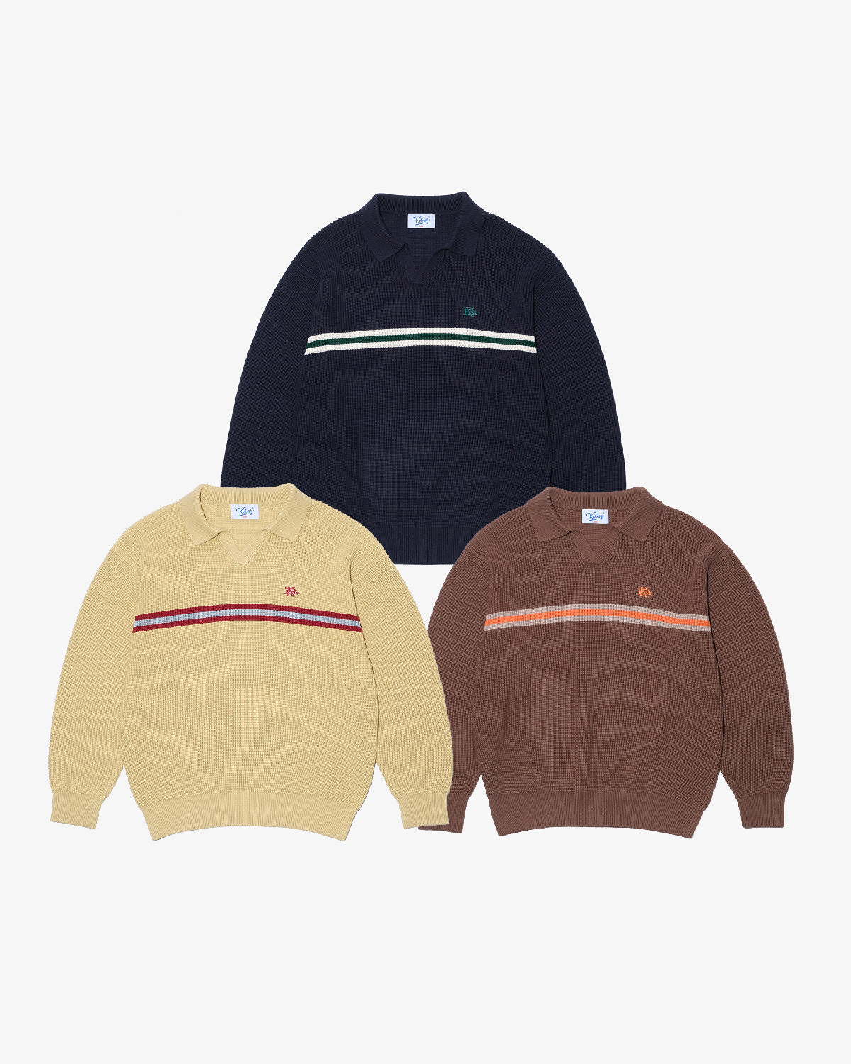 トップス NKNIT cotton mesh skipper knit NKNIT cotton mesh skipper knit