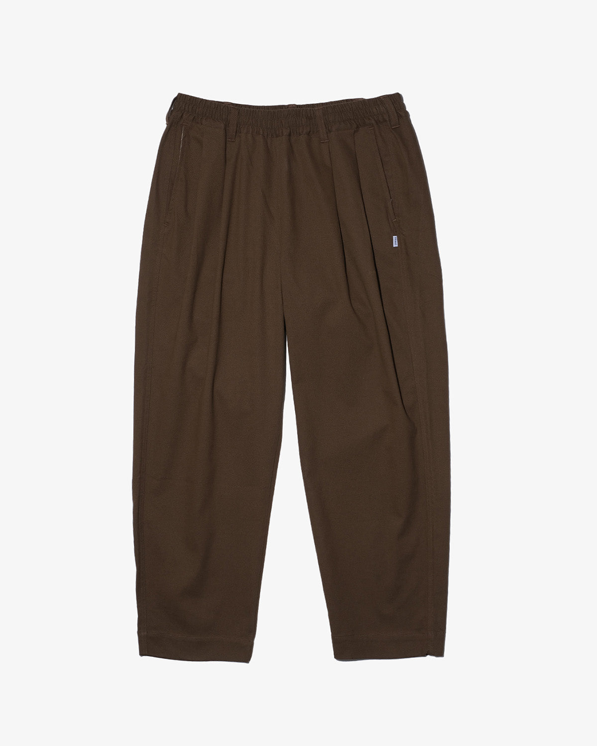 COTTON TWILL EASY PANTS