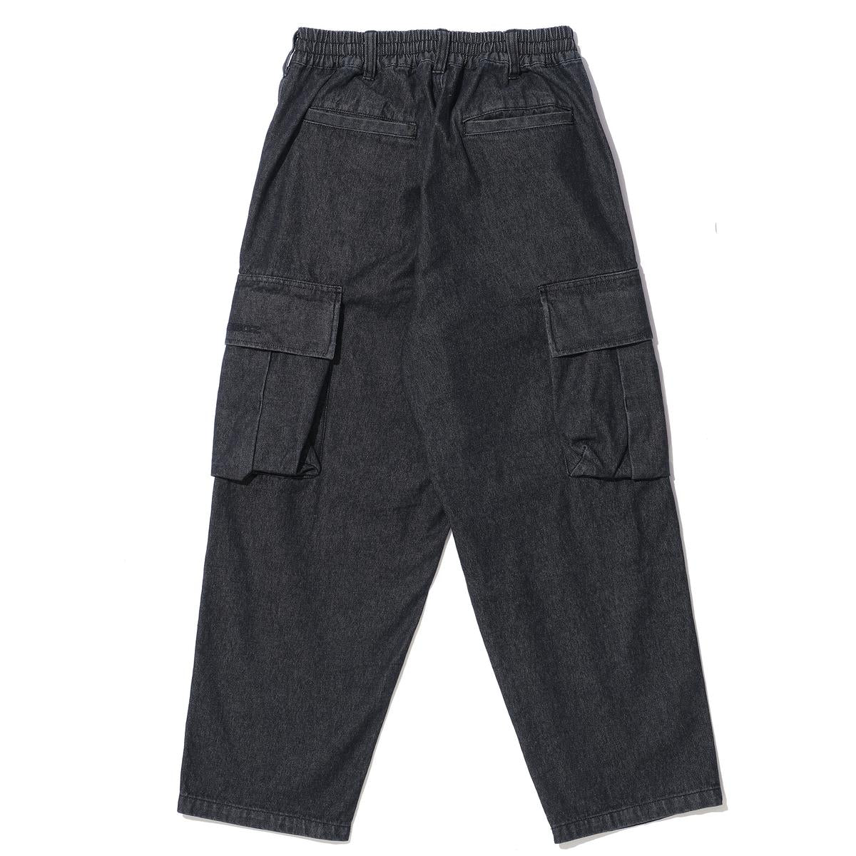 DENIM CARGO PANTS