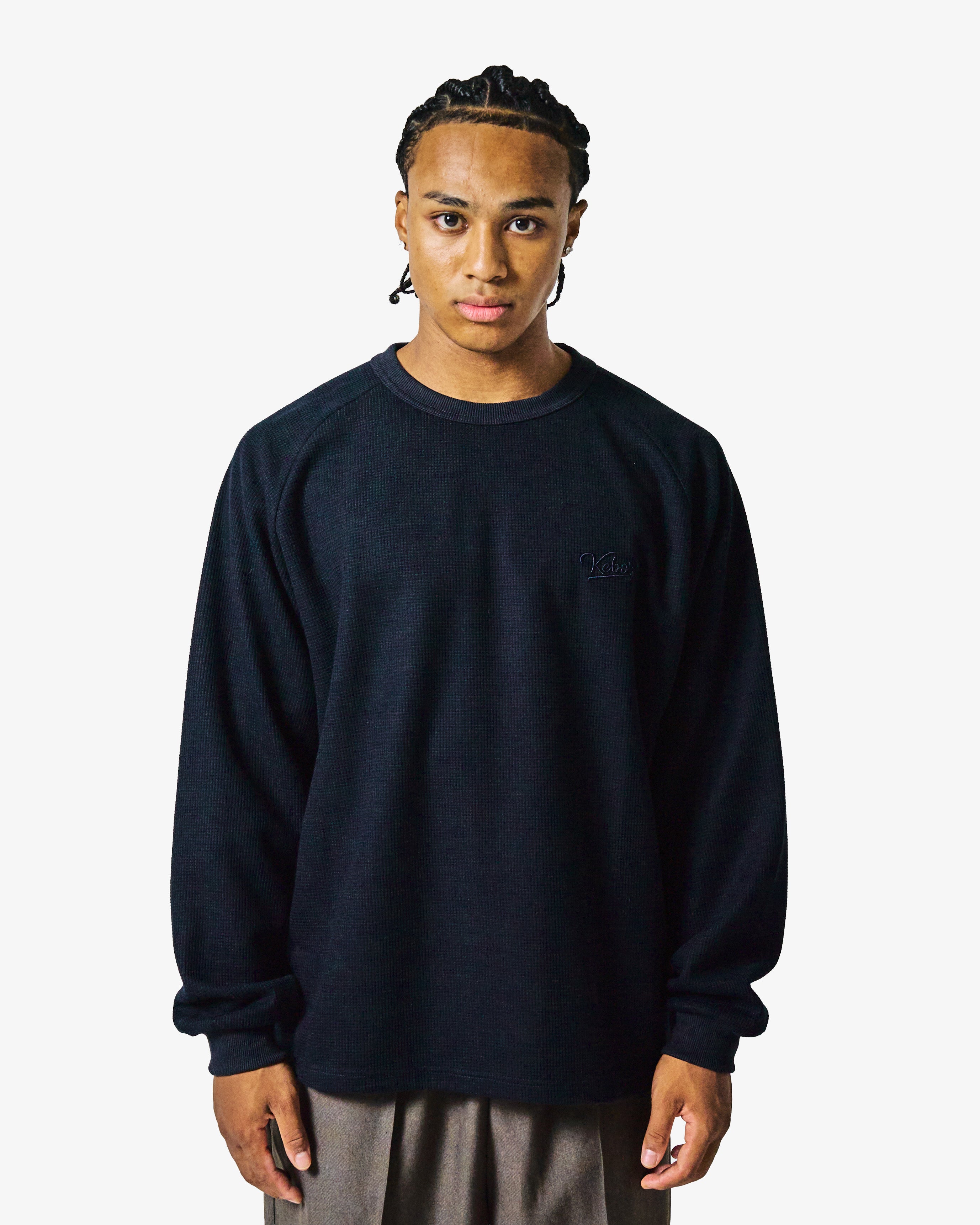 DRAWSTRING THERMAL L/S TEE