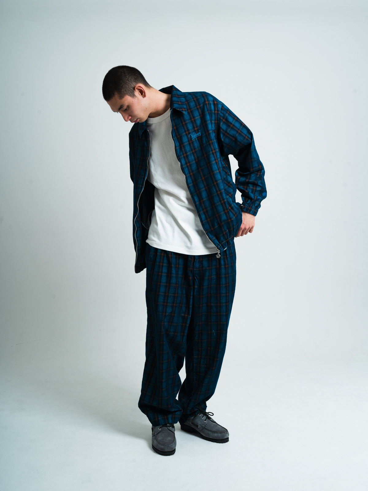 SUMMER CORDUROY CHECK PANTS