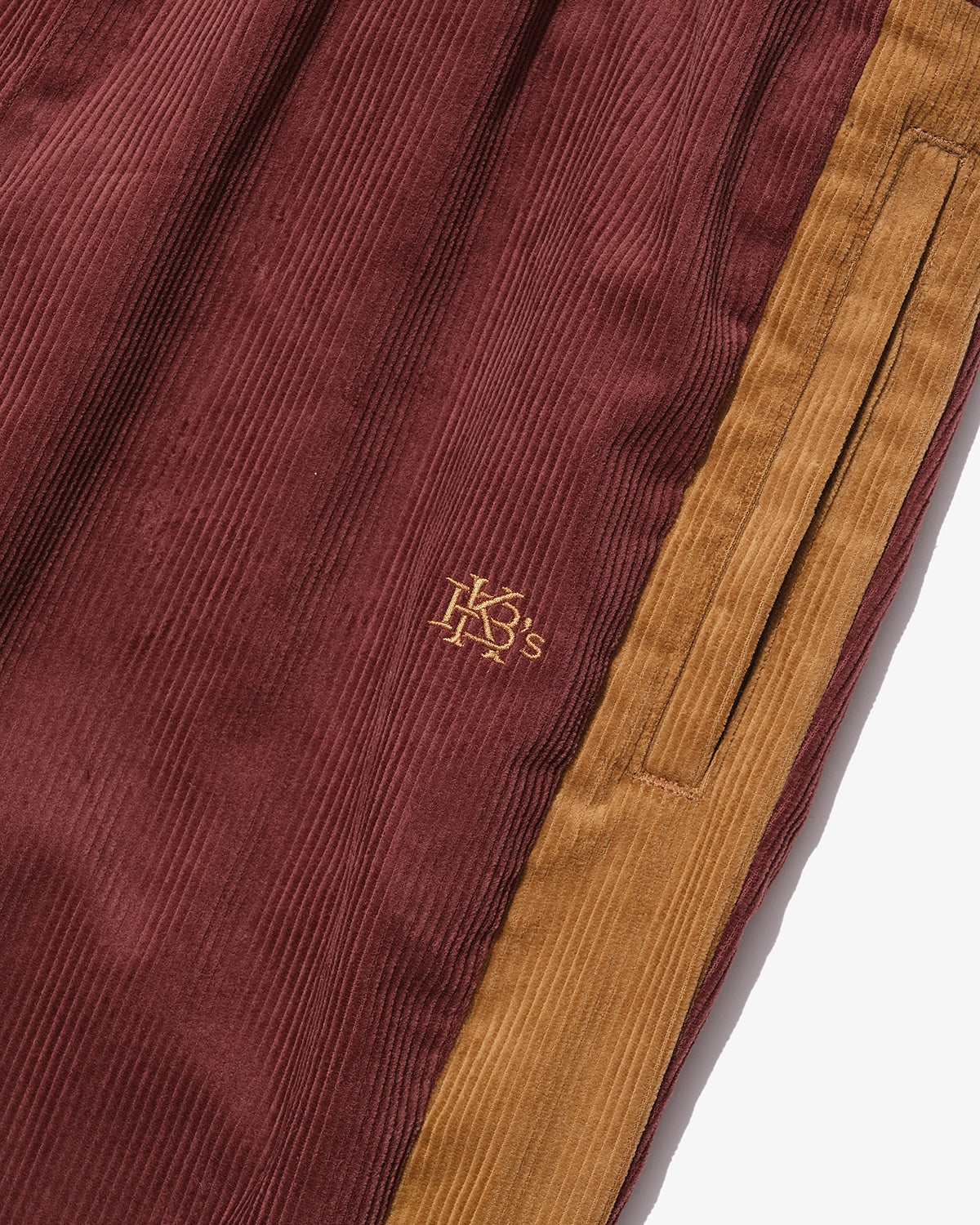 CORDUROY TRACK PANTS