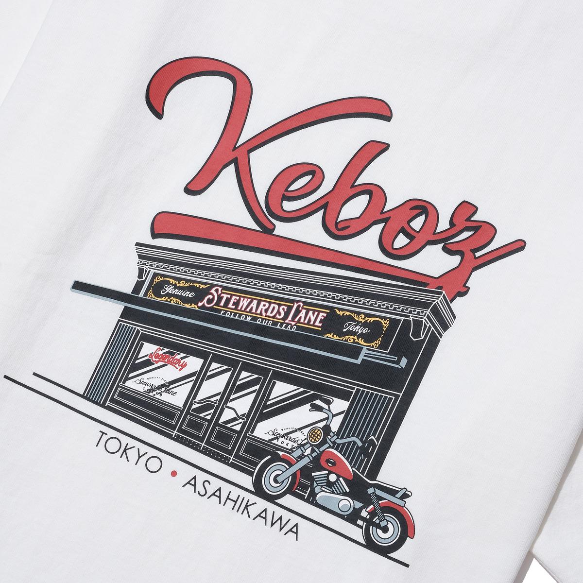 CALEE × KEBOZ STORE LOGO S/S TEE