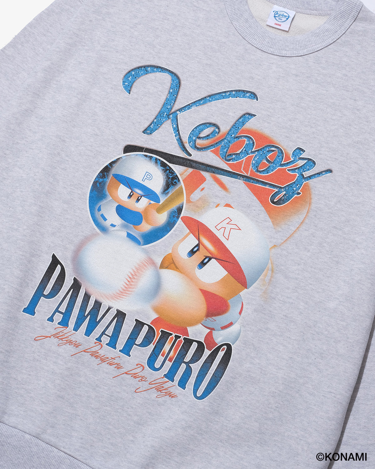 PAWAPURO × KEBOZ P9 SWEAT CREWNECK