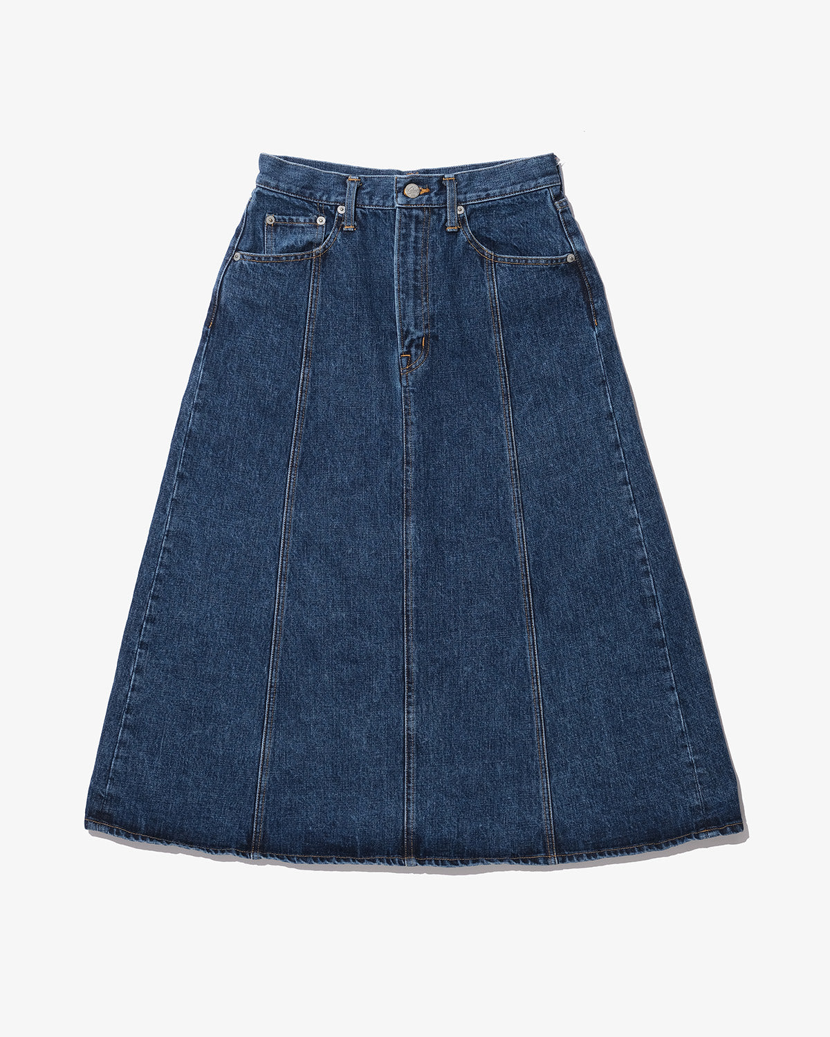 PANEL DENIM SKIRT