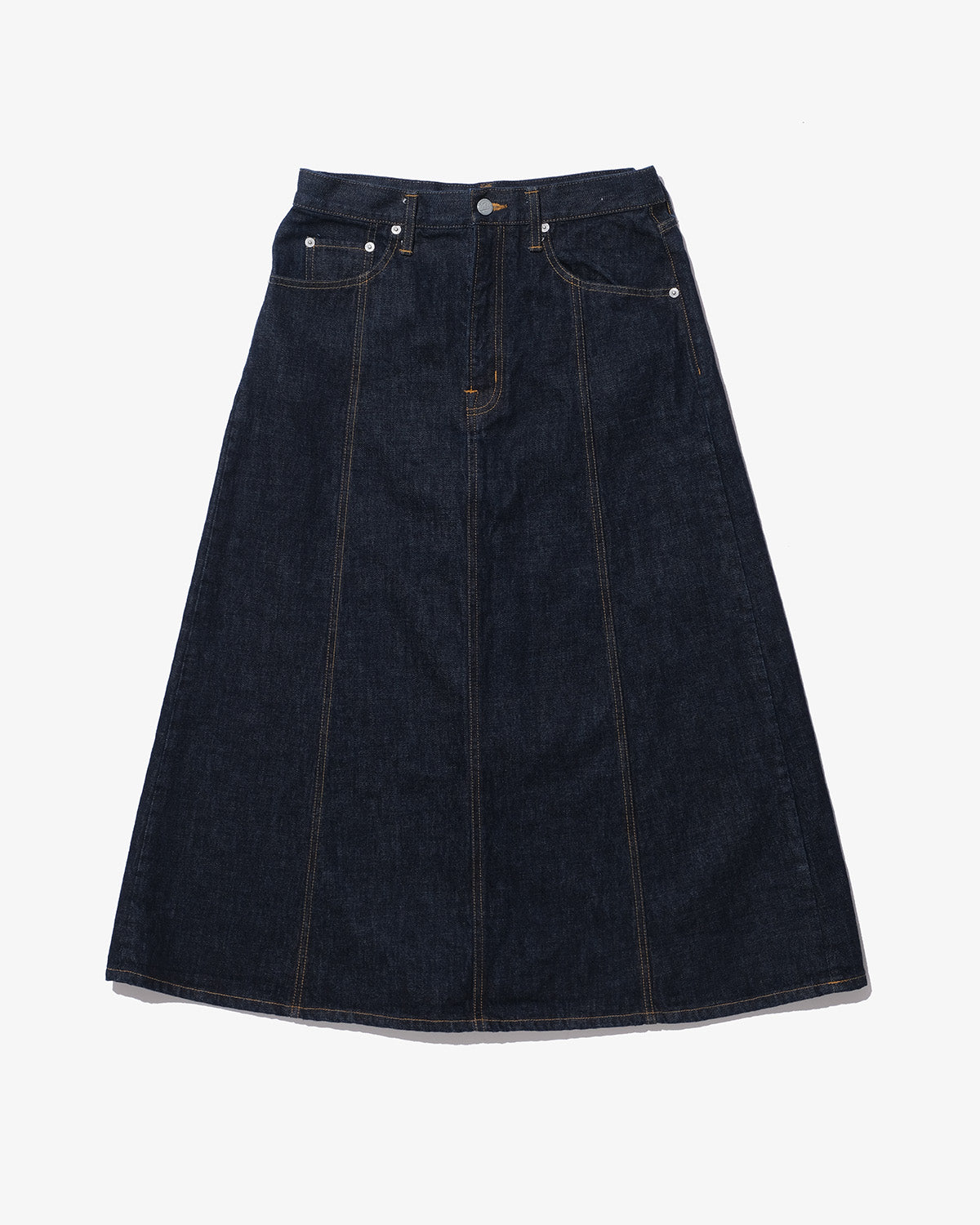 PANEL DENIM SKIRT