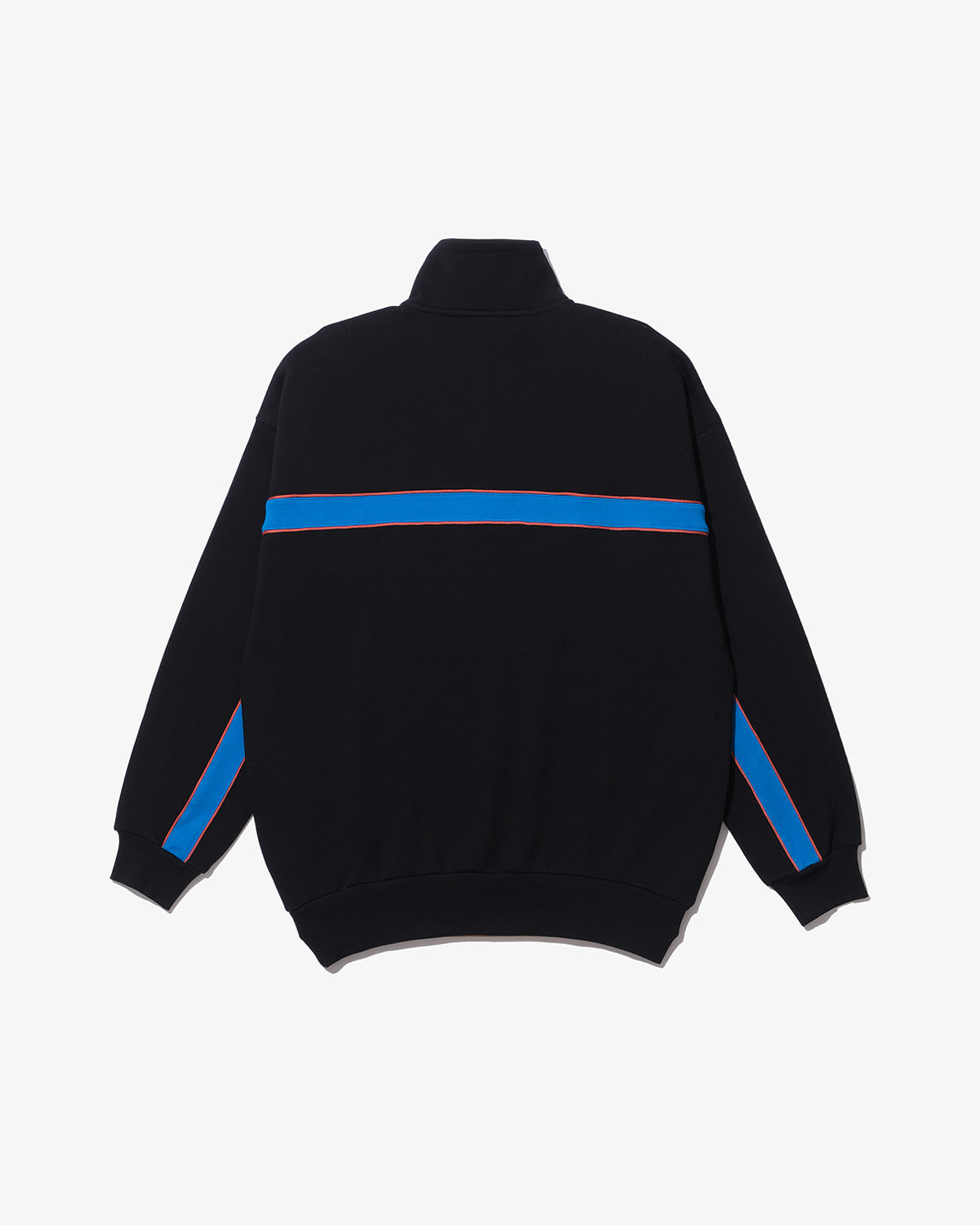 LINE PIPING HALF ZIP SWEAT PULLOVER