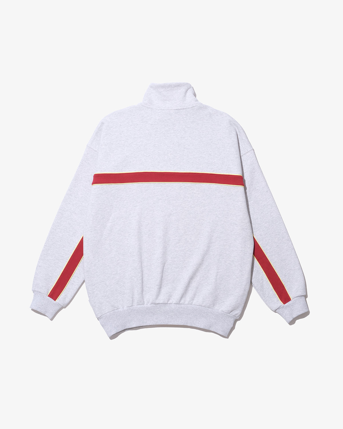 LINE PIPING HALF ZIP SWEAT PULLOVER