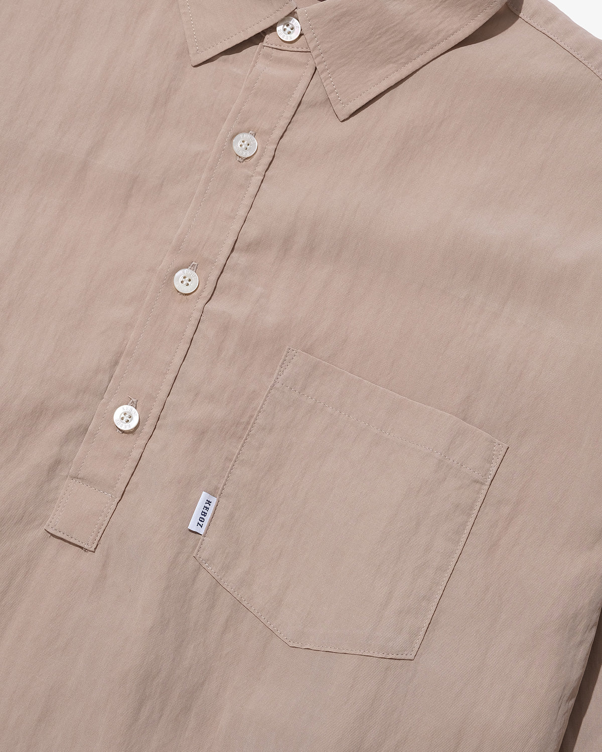 POPLIN PULLOVER SHIRT