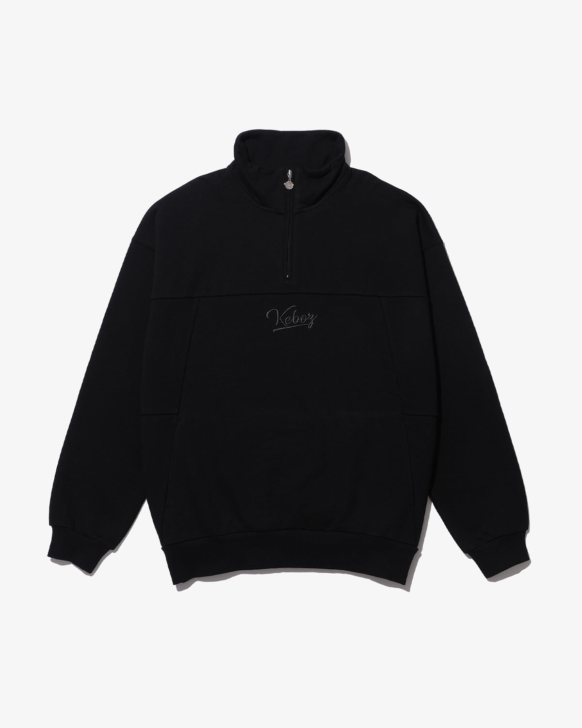 PIPING HALF ZIP SWEAT PULLOVER