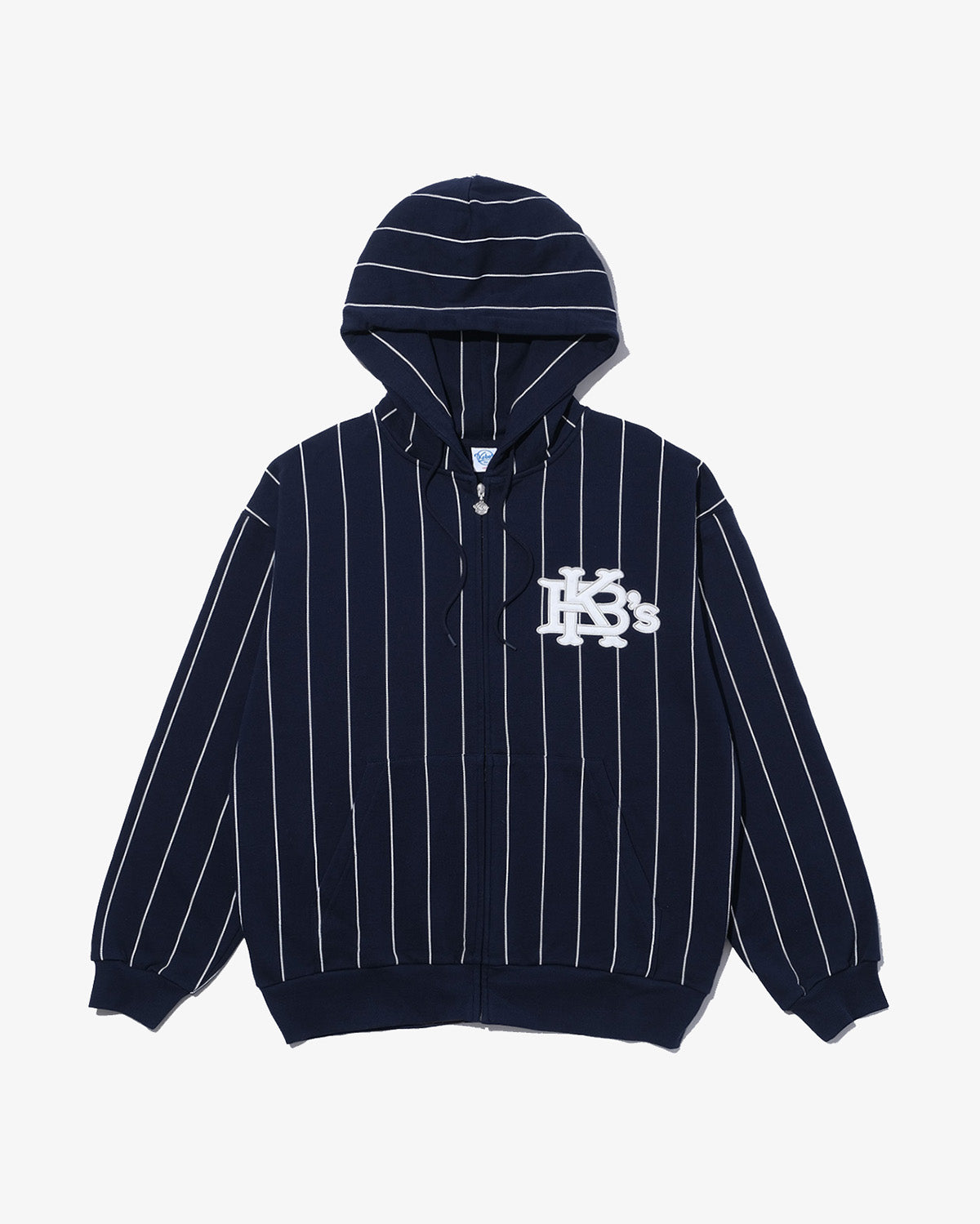 STRIPE SWEAT FULL ZIP HOODIE