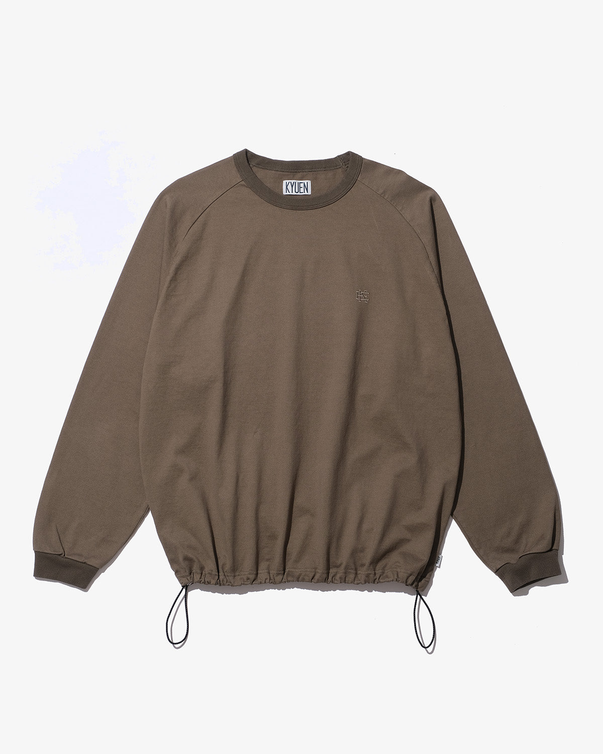 HEAVYWEIGHT DRAWSTRING  L/S TEE