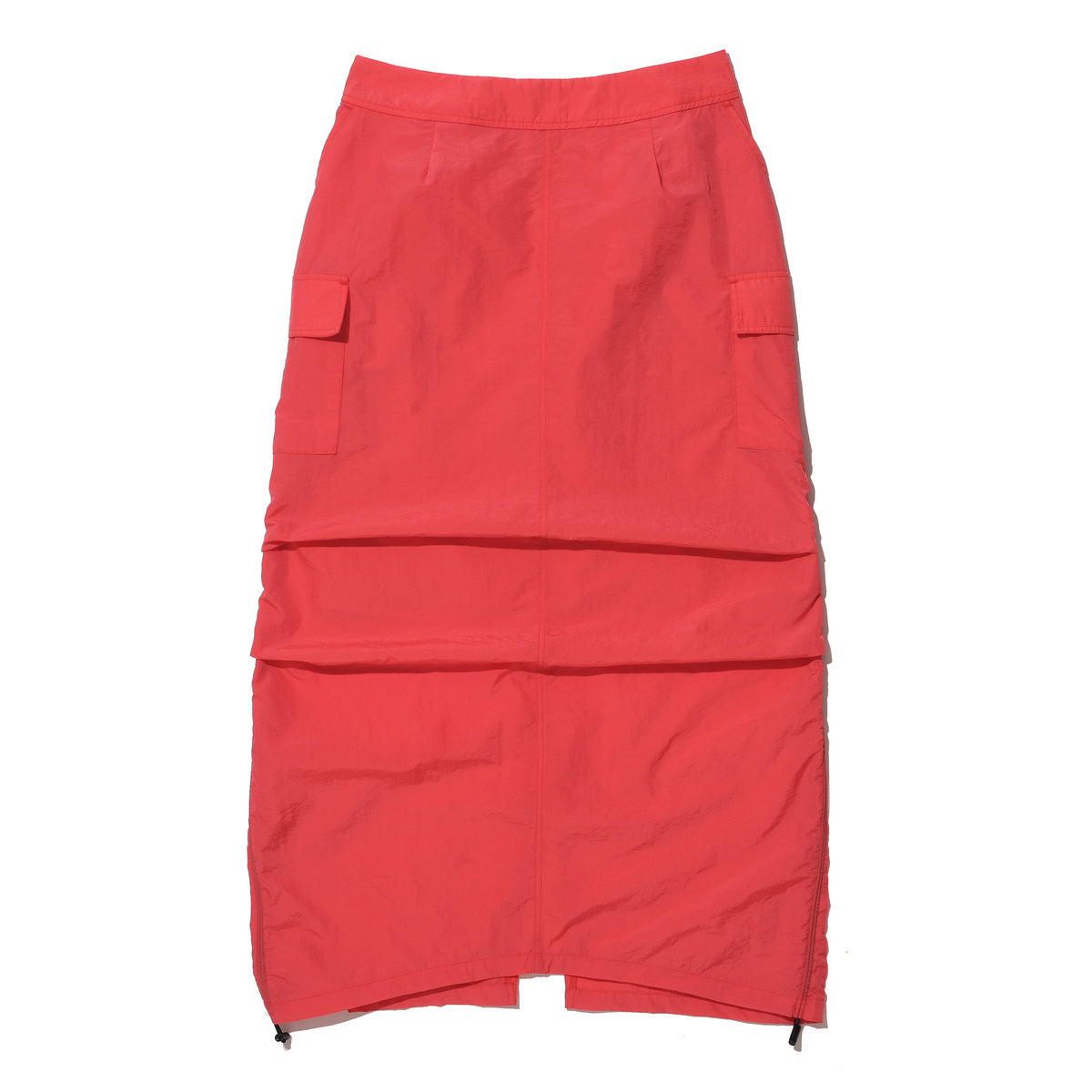 NYLON DRAWSTRING SKIRT