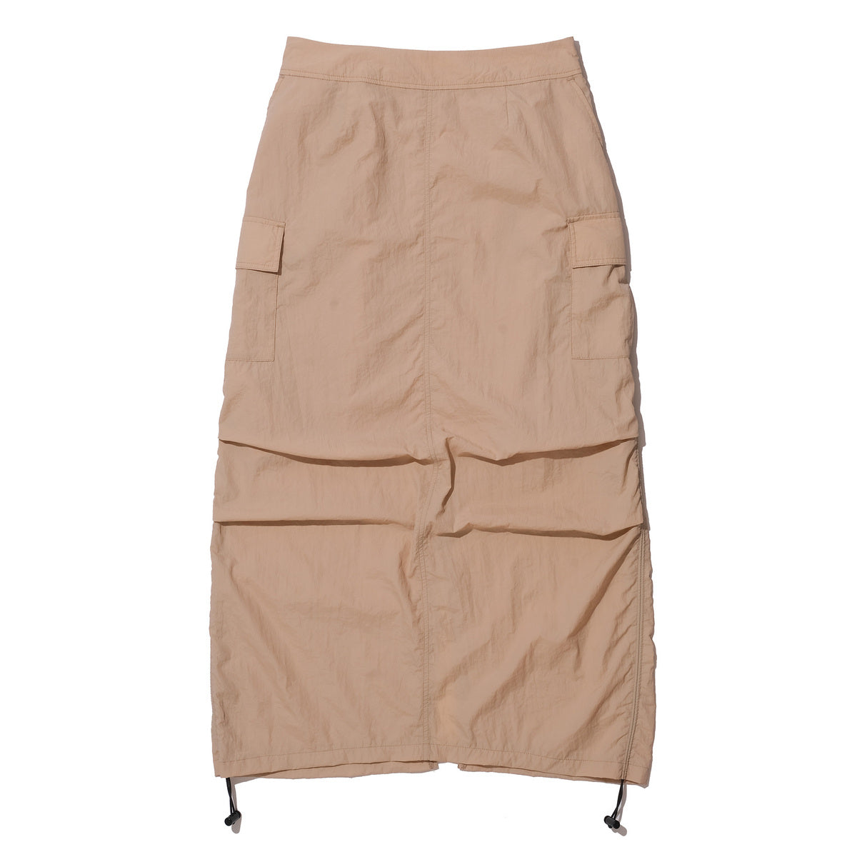 NYLON DRAWSTRING SKIRT