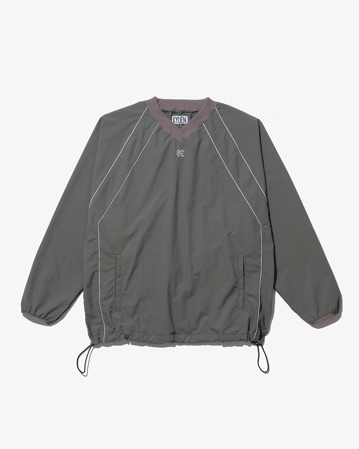 NYLON V-NECK PULLOVER JACKET