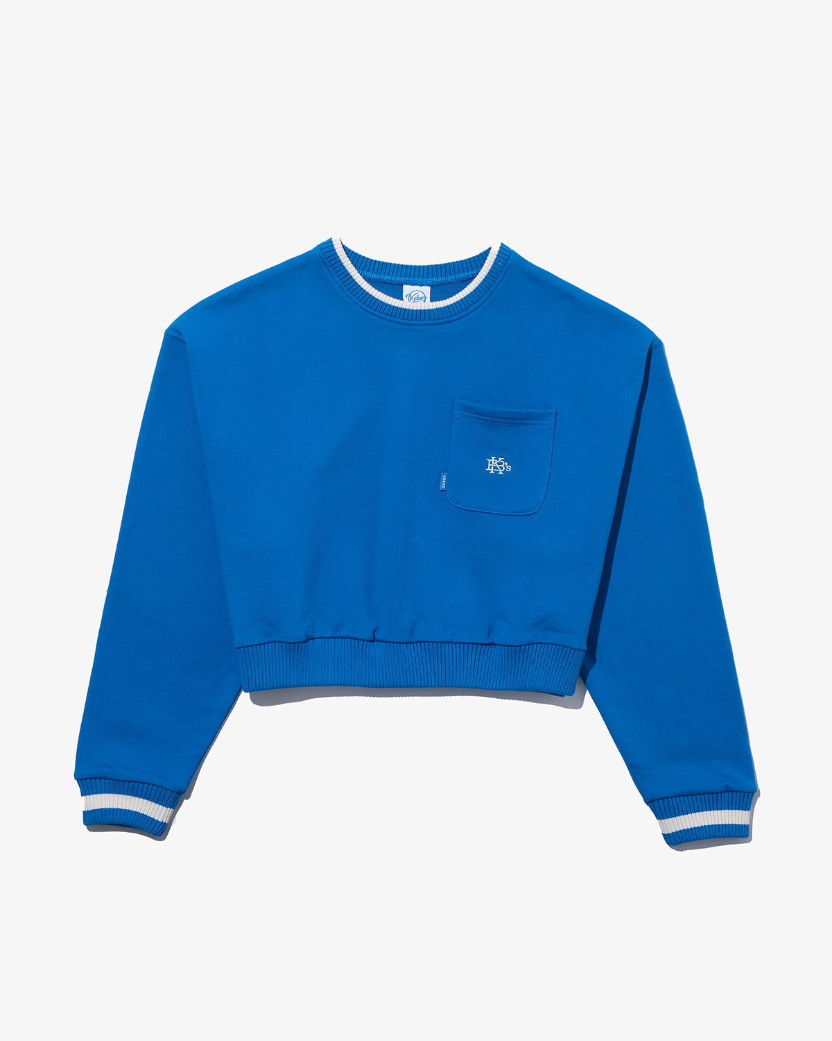 SMALL EFG POCKET CROPPED CREWNECK