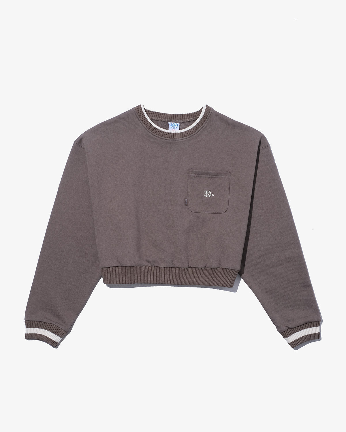 SMALL EFG POCKET CROPPED CREWNECK