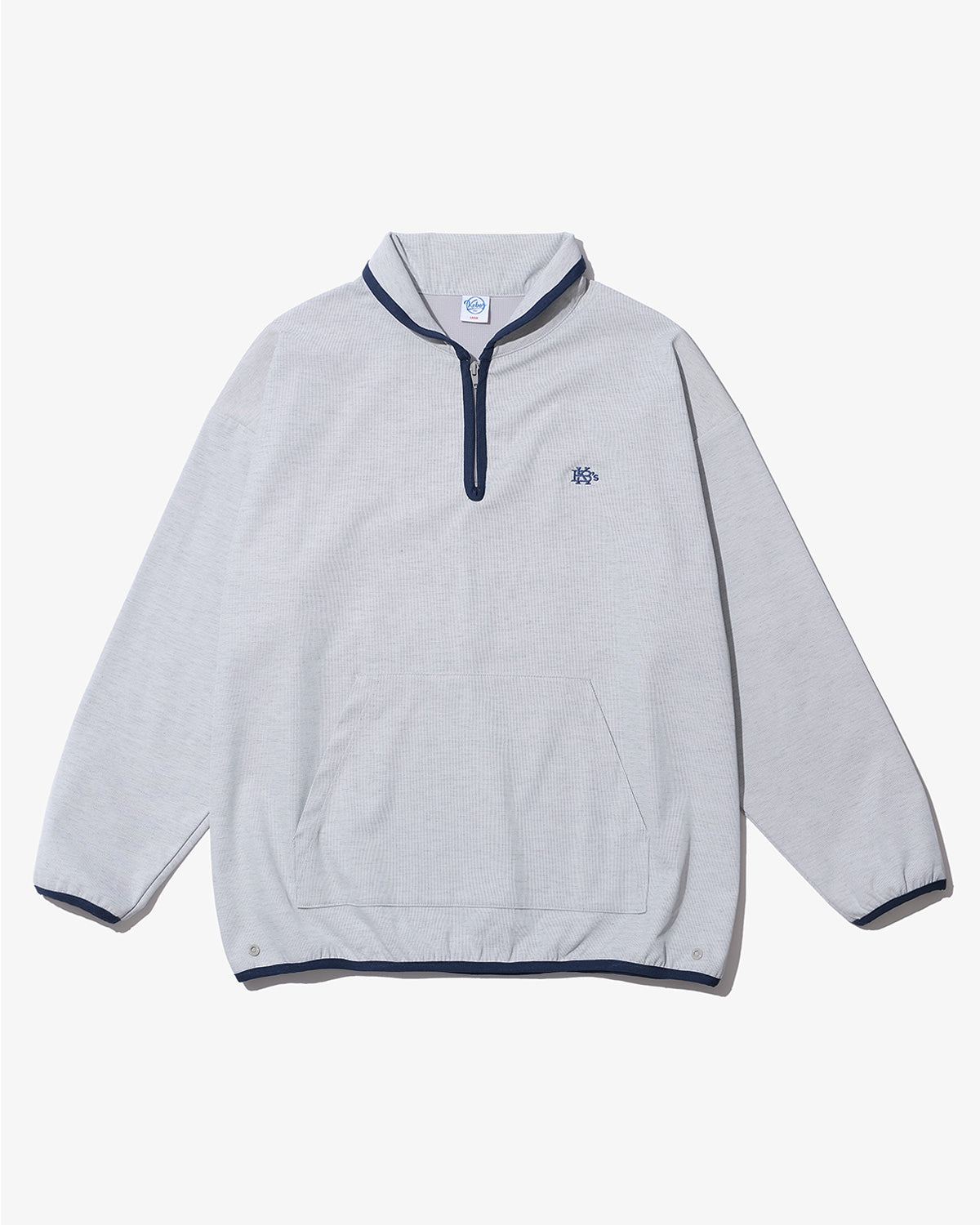 HALF ZIP PIPING LIGHT JACKET