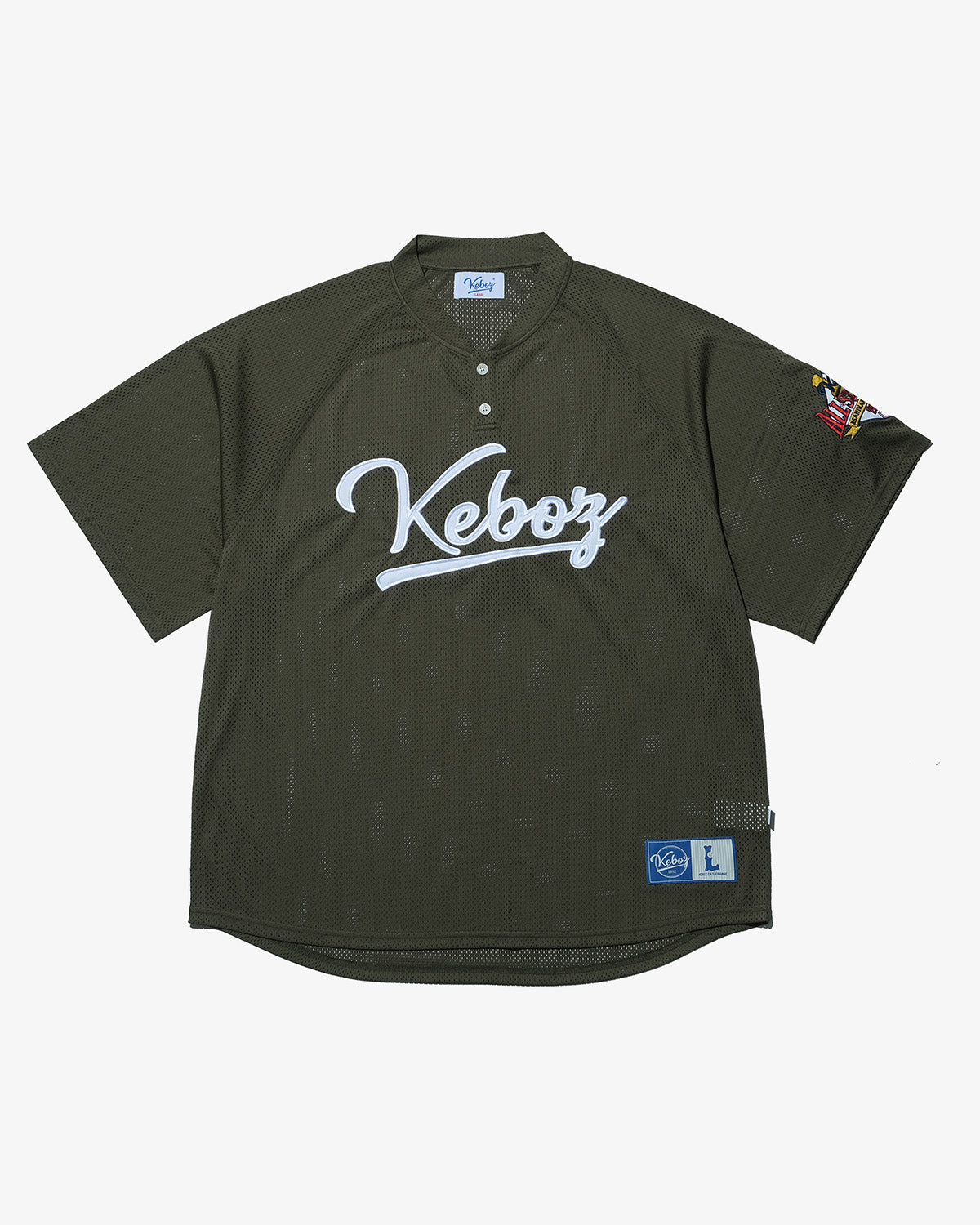 ICON MESH BASEBALL HENLEY