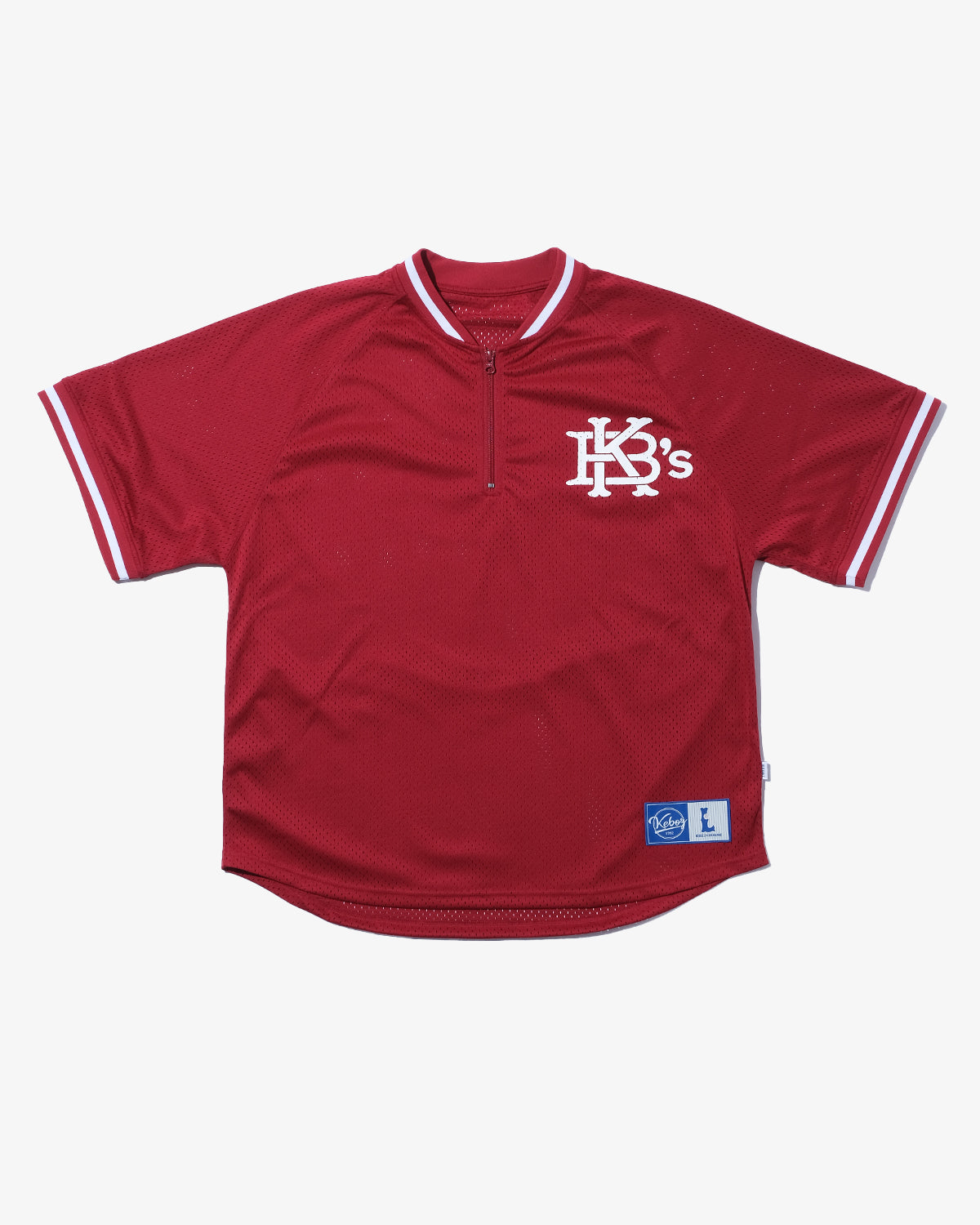 70. EFG MESH BASEBALL HALF ZIP JERSEY（発送時期：６月）