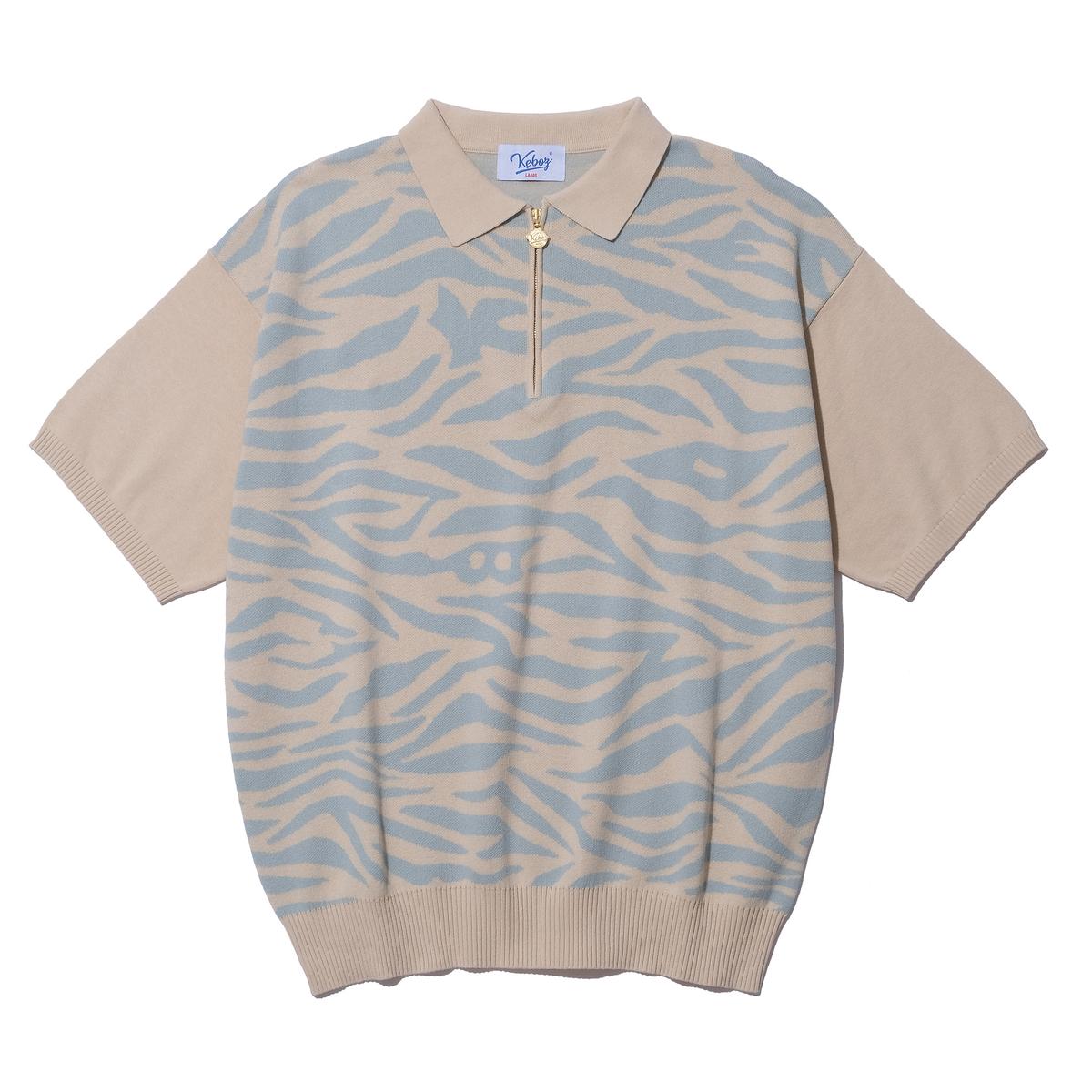 ZEBRA KNIT S/S POLO