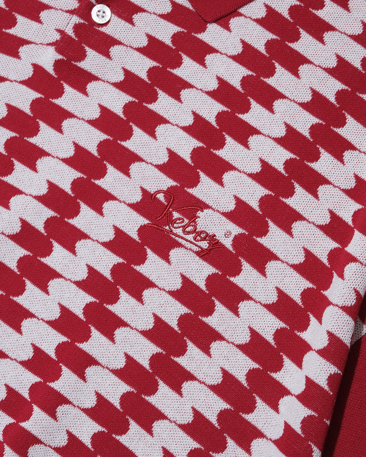 SSK × KEBOZ LOGO S/S KNIT  POLO