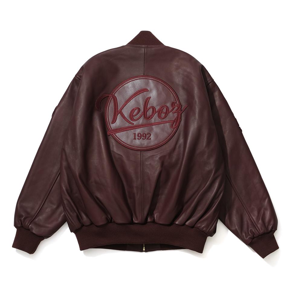 LEATHER VARSITY JACKET